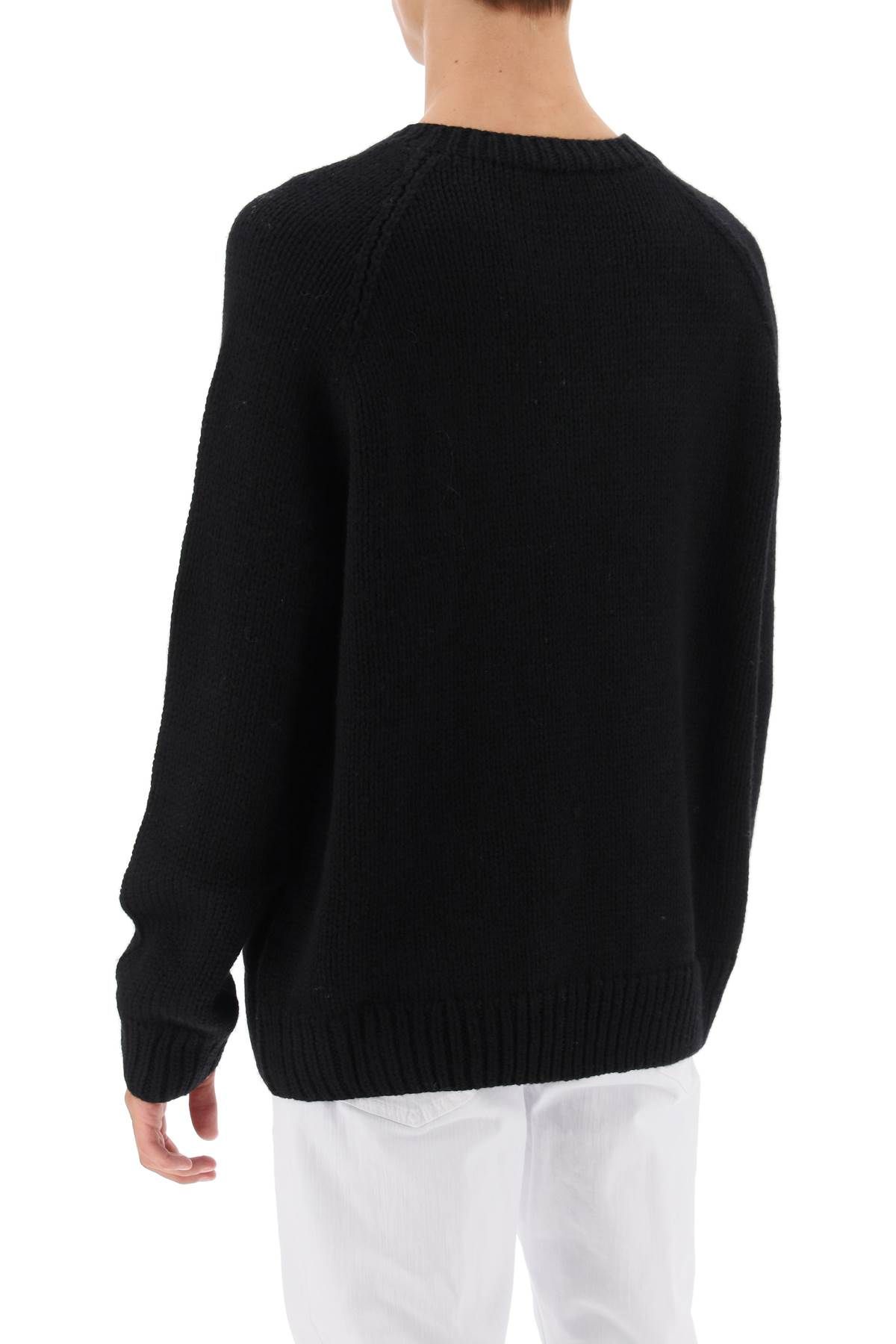 Shop Dsquared2 Dsq2 Wool Sweater In Black