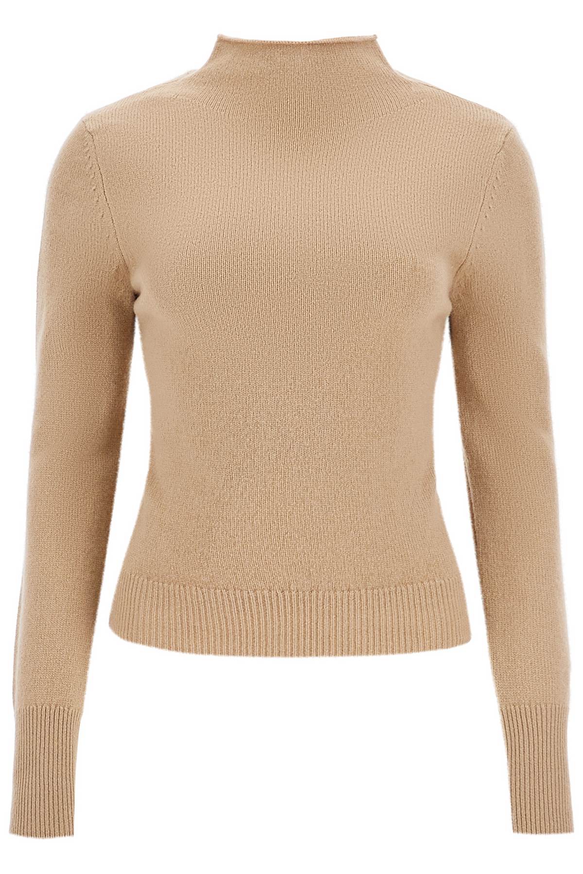 Shop Filippa K Wool And Cashmere Sweater With Decorative Details In Beige