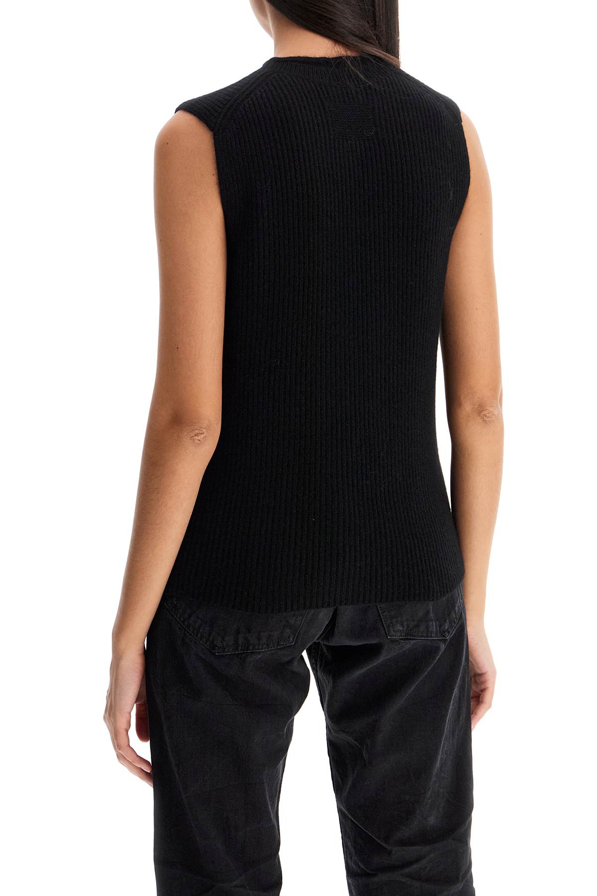 Shop Guest In Residence Cashmere Sleeveless Sweater In Black