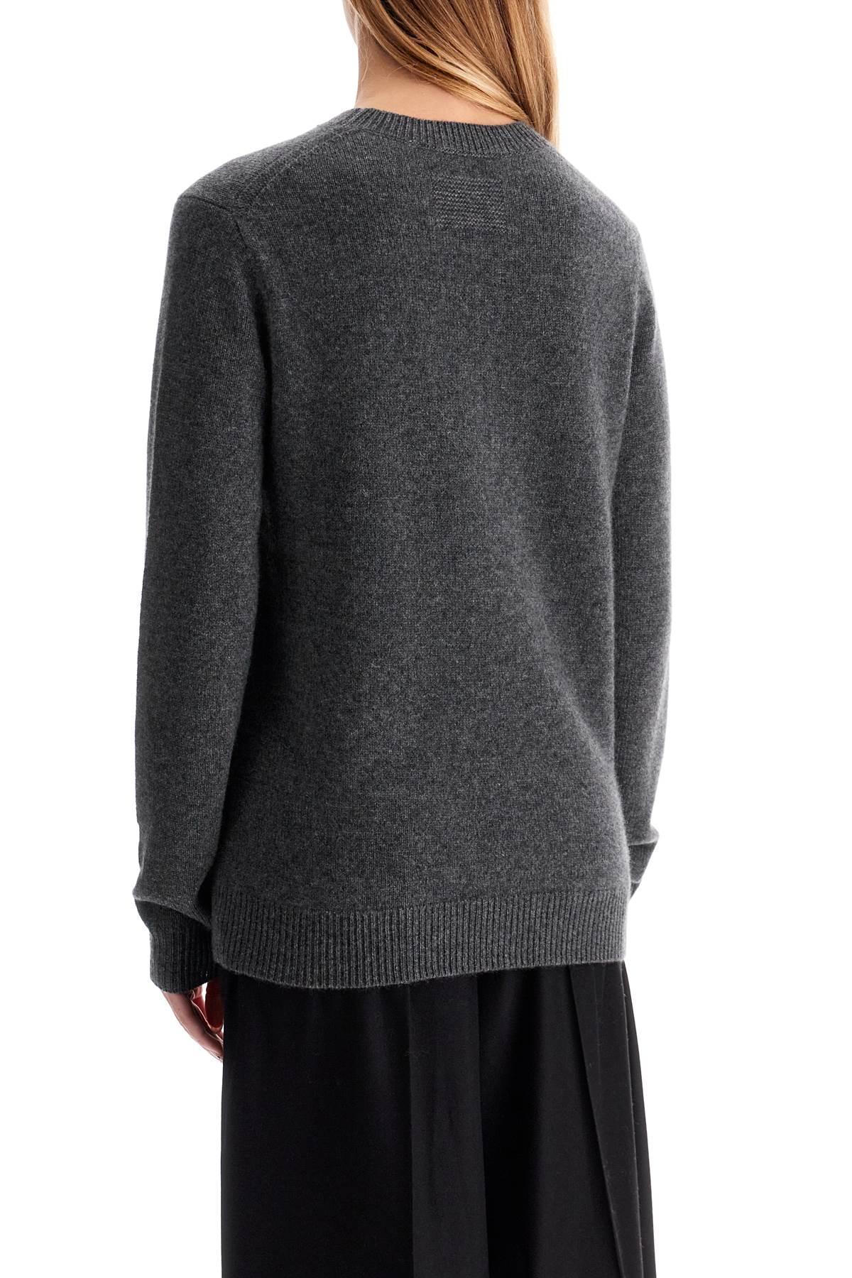 Shop Guest In Residence Cashmere Crewneck Pullover In Grey