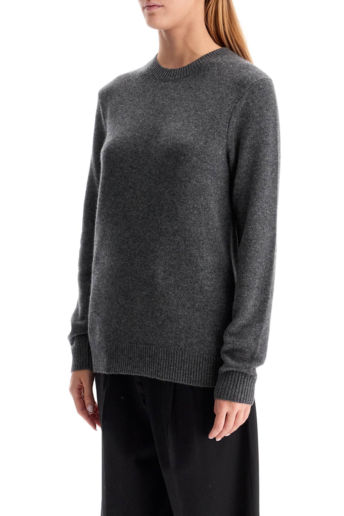 Shop Guest In Residence Cashmere Crewneck Pullover In Grey