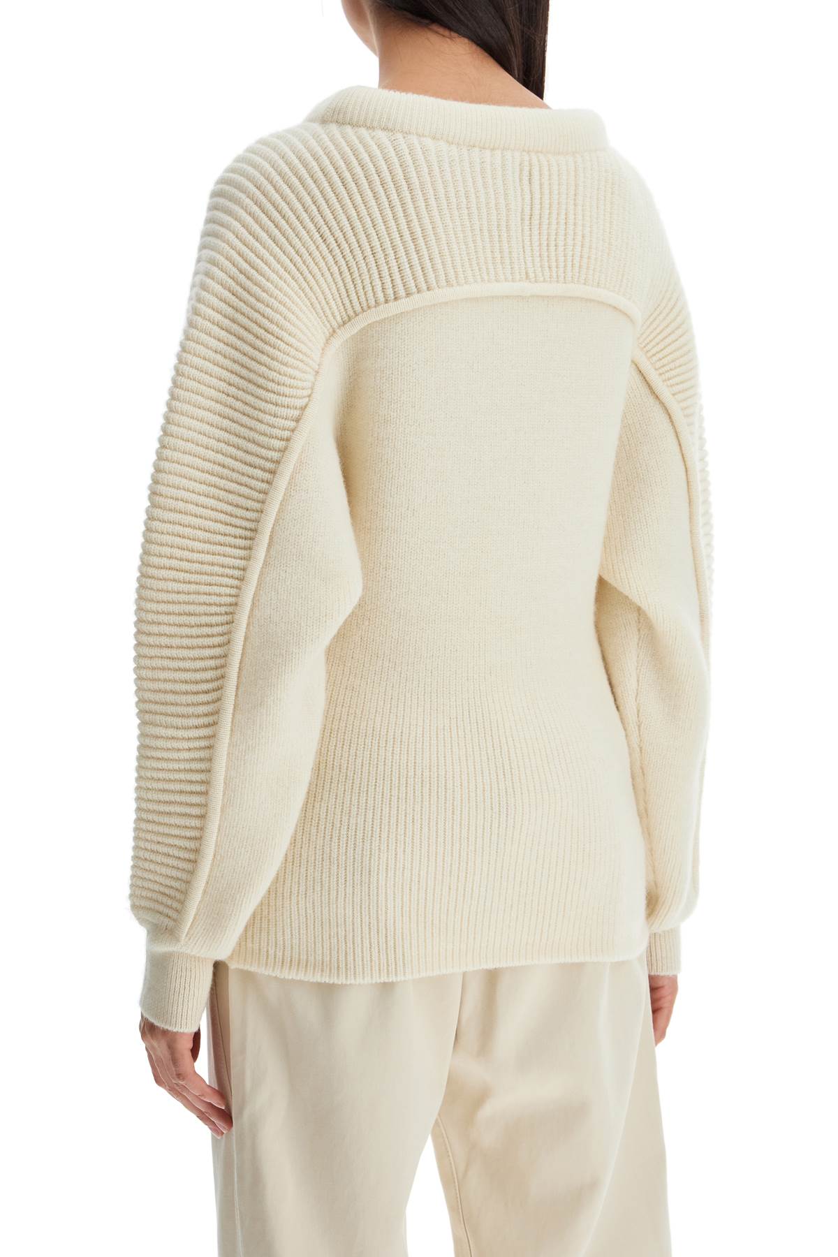 Shop Isabel Marant "two-tone Hoby Pullover In Neutro