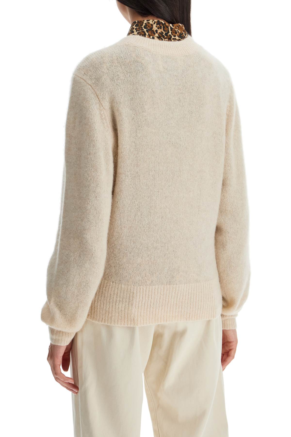 Shop Isabel Marant Silk, Alpaca And Cashmere In Beige