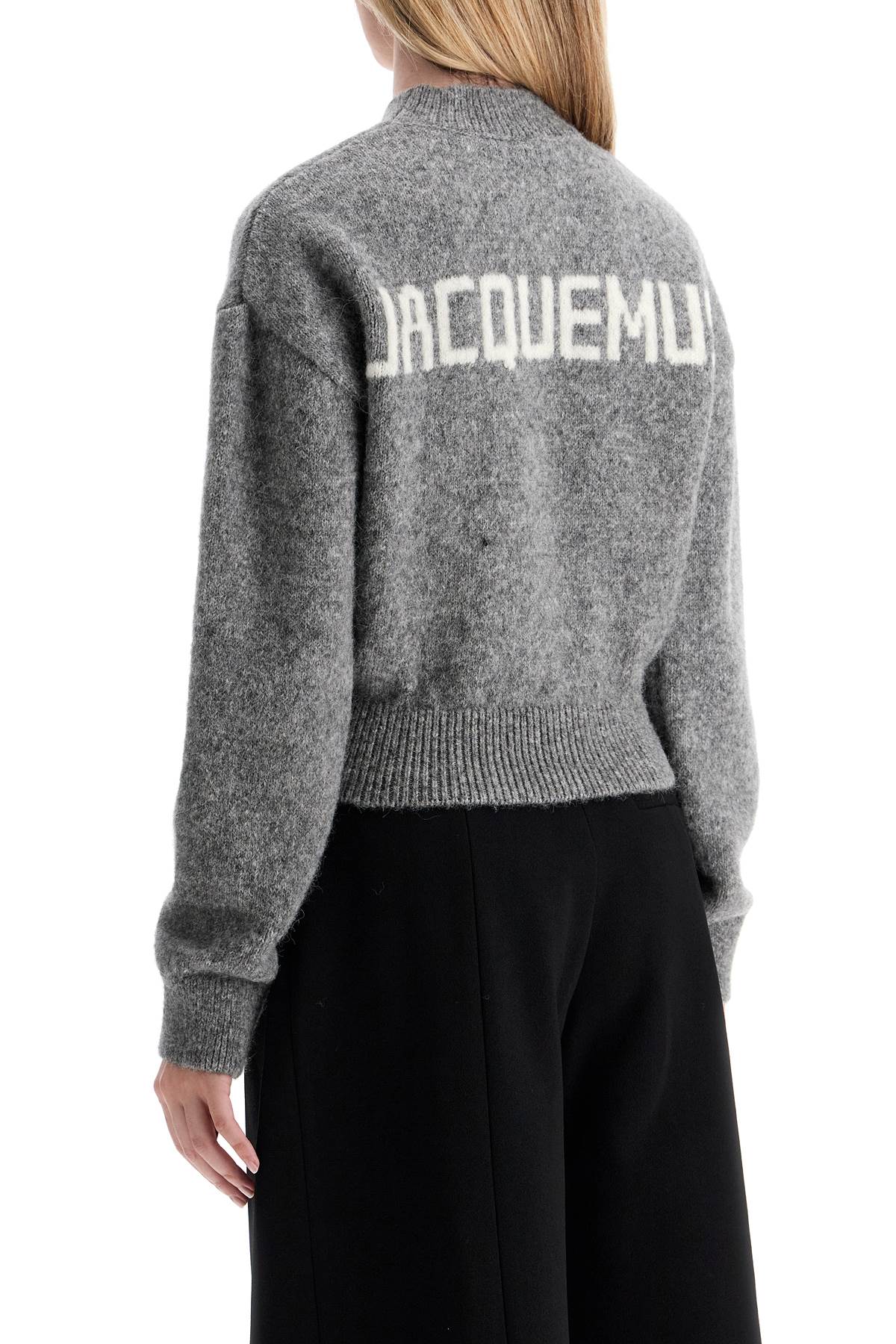 Shop Jacquemus Knit In Grey