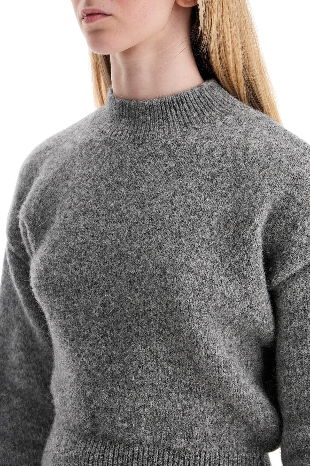 Shop Jacquemus Knit In Grey