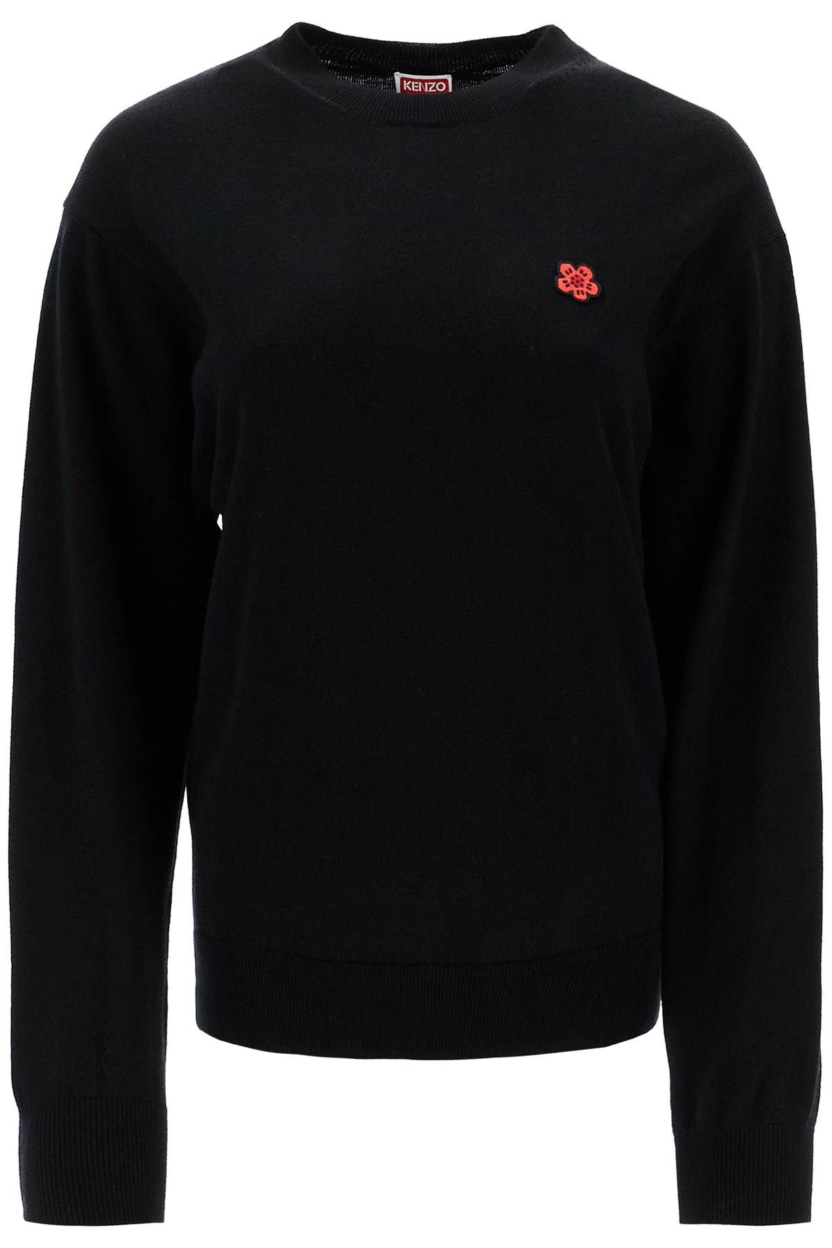 Shop Kenzo Boke Flower Pullover In Black