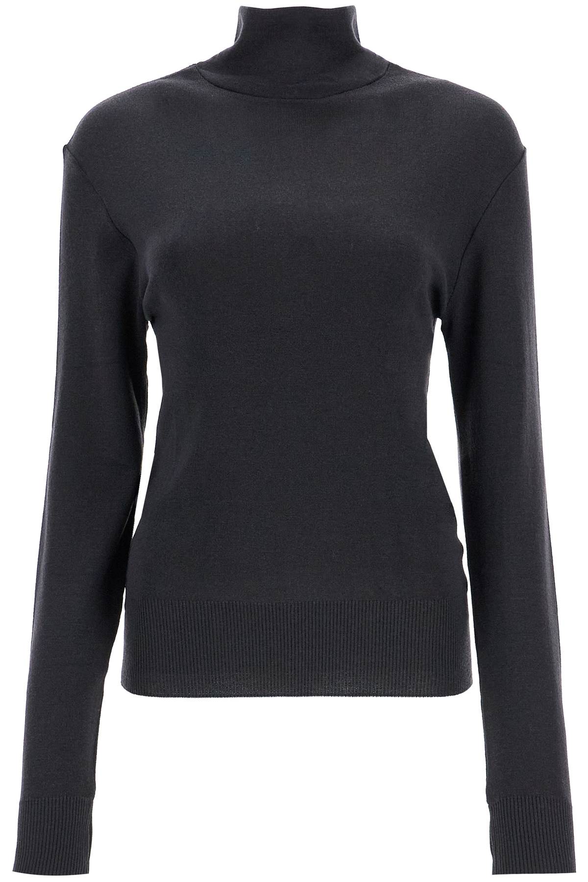 Shop Lemaire Seamless High-neck Pullover Without In Grey