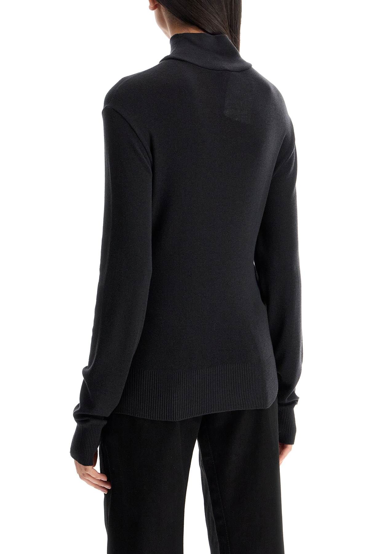 Shop Lemaire Seamless High-neck Pullover Without In Grey