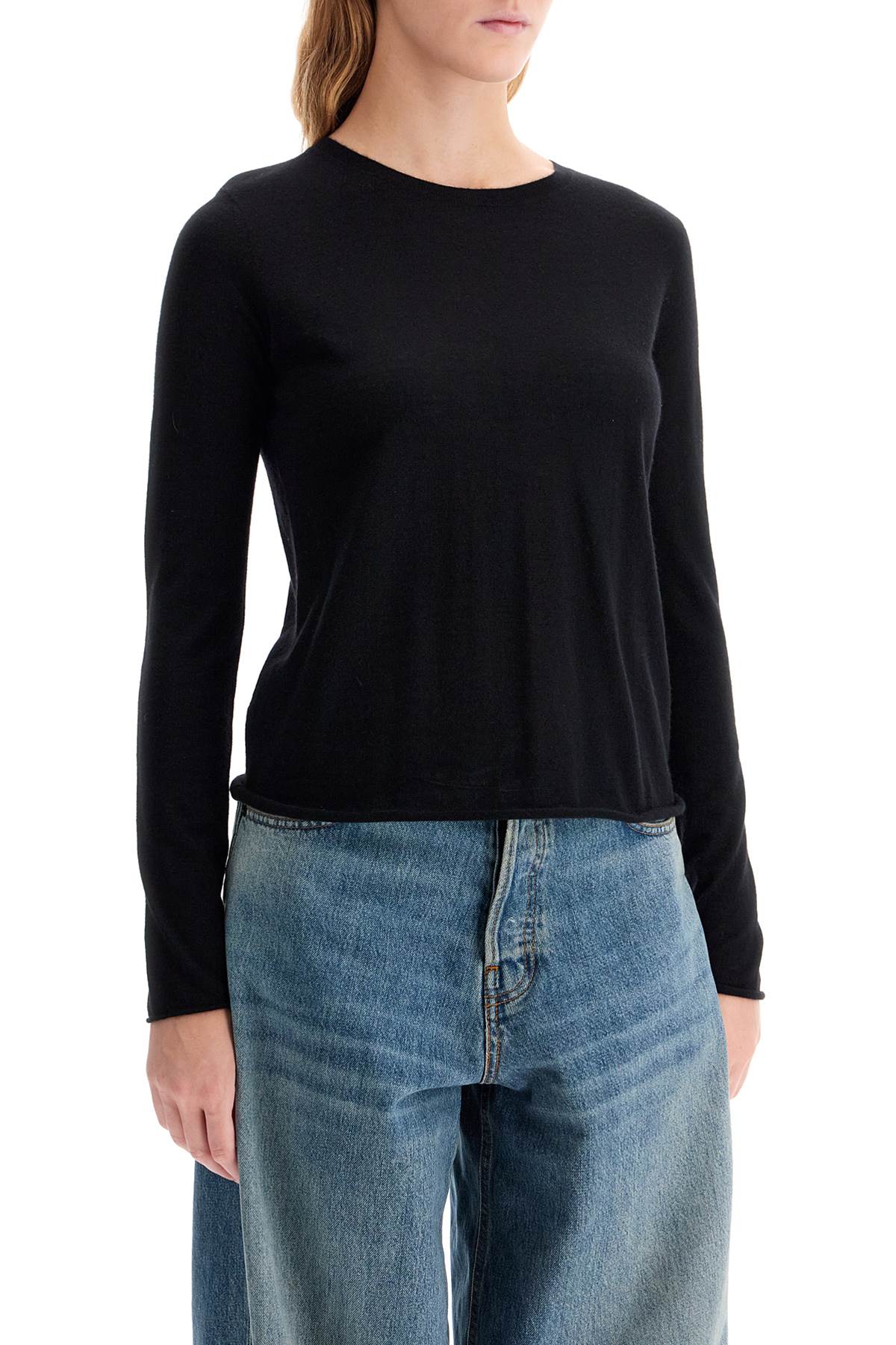 Shop Lisa Yang Pullover Alba In Cashmere In Black