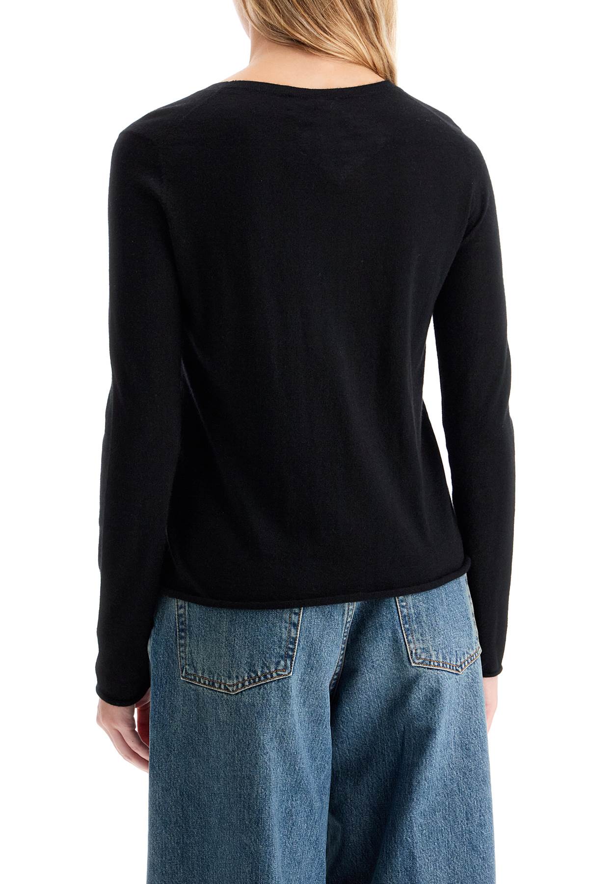 Shop Lisa Yang Pullover Alba In Cashmere In Black