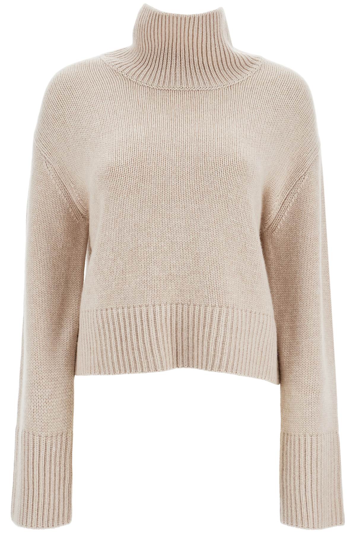 Shop Lisa Yang High-necked Fleur Sweater In Neutro