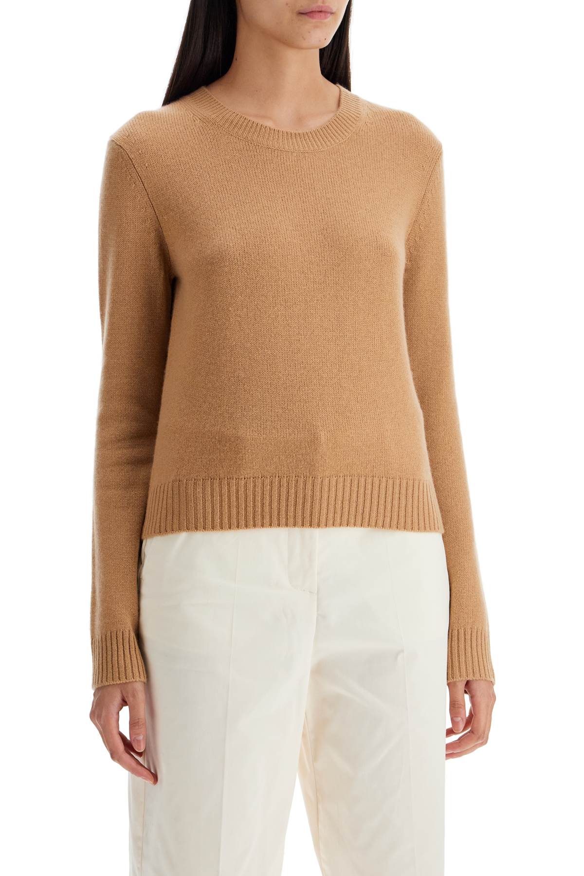 Shop Lisa Yang Cashmere Mable Pullover In Beige