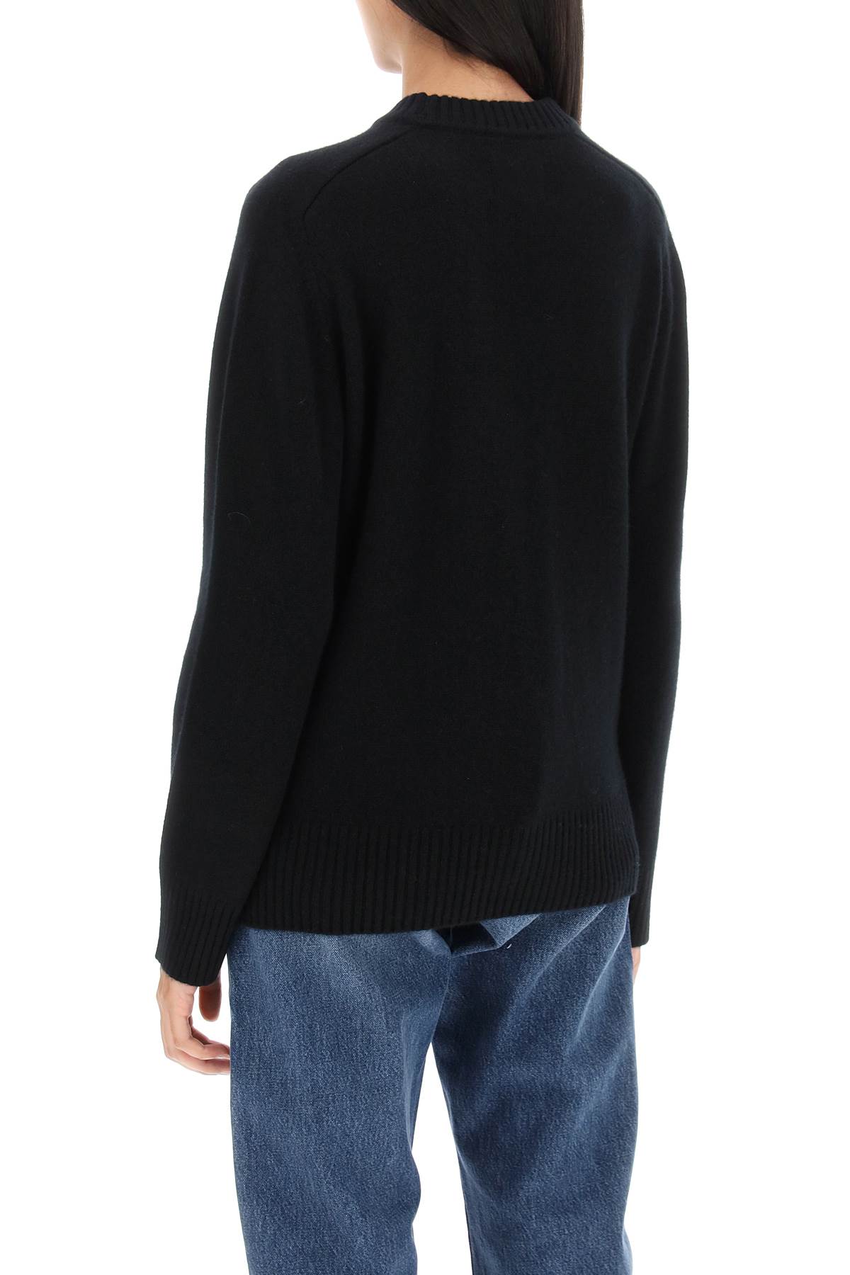 Shop Loulou Studio 'baltra' Cashmere Sweater In Black