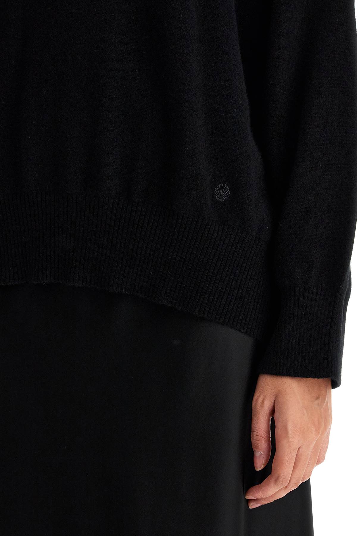 Shop Loulou Studio Cashmere 'murano' In Black