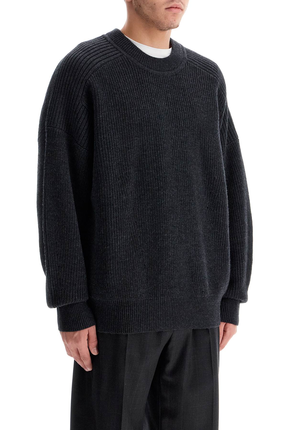 Shop Marant "merino Wool Barry Pullover In Grey