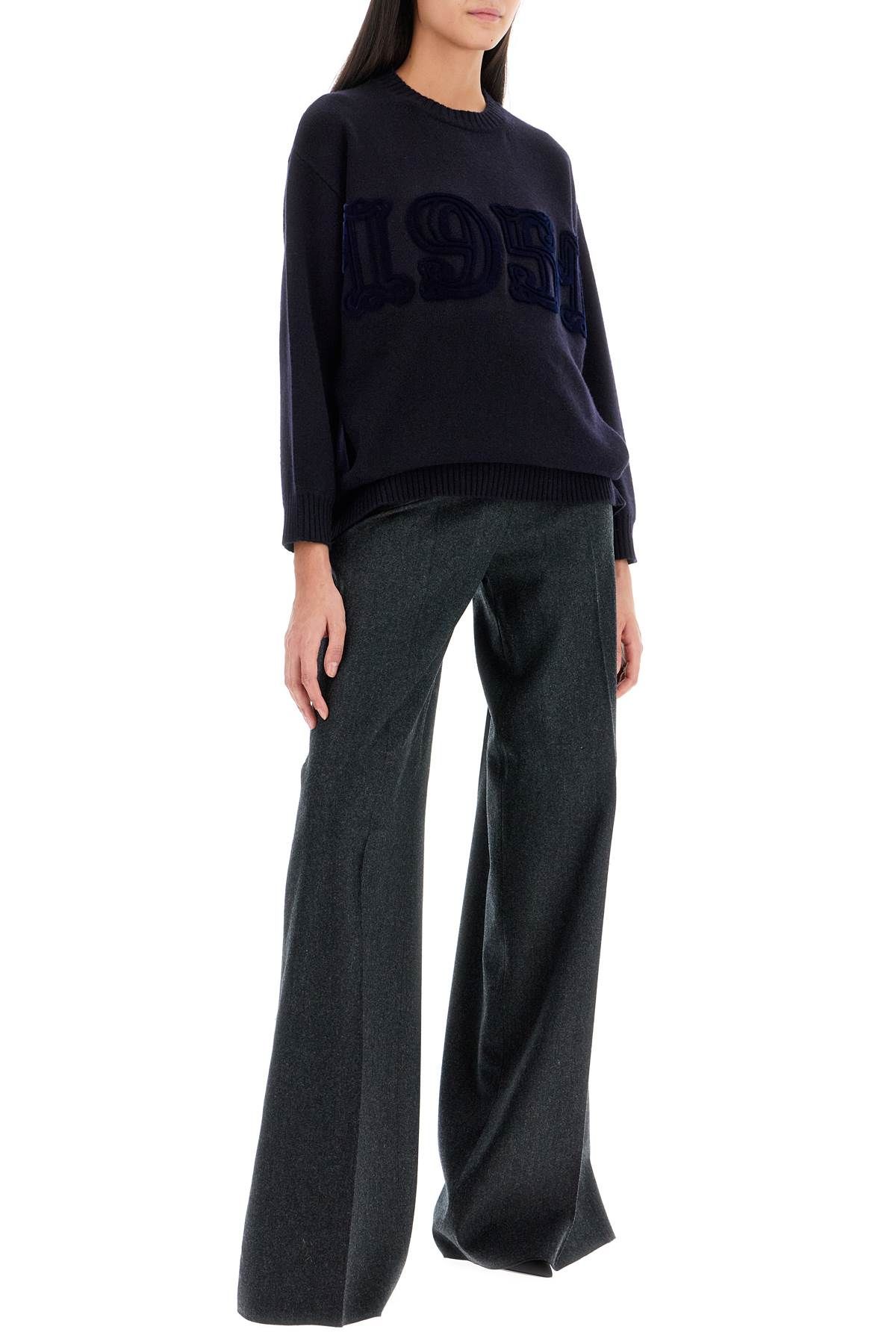 Shop Max Mara 'fido' Wool And Cashmere In Blue