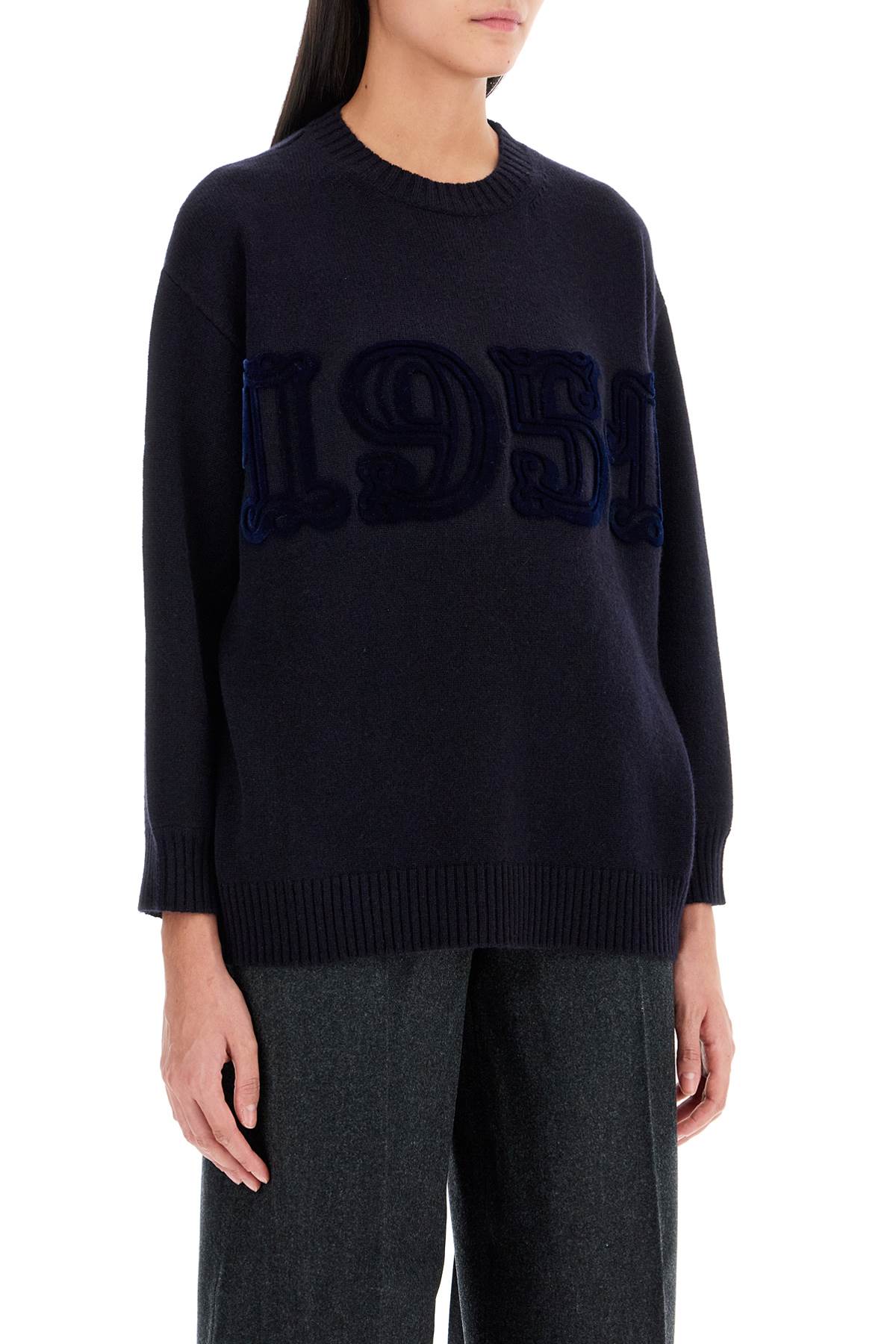 Shop Max Mara 'fido' Wool And Cashmere In Blue