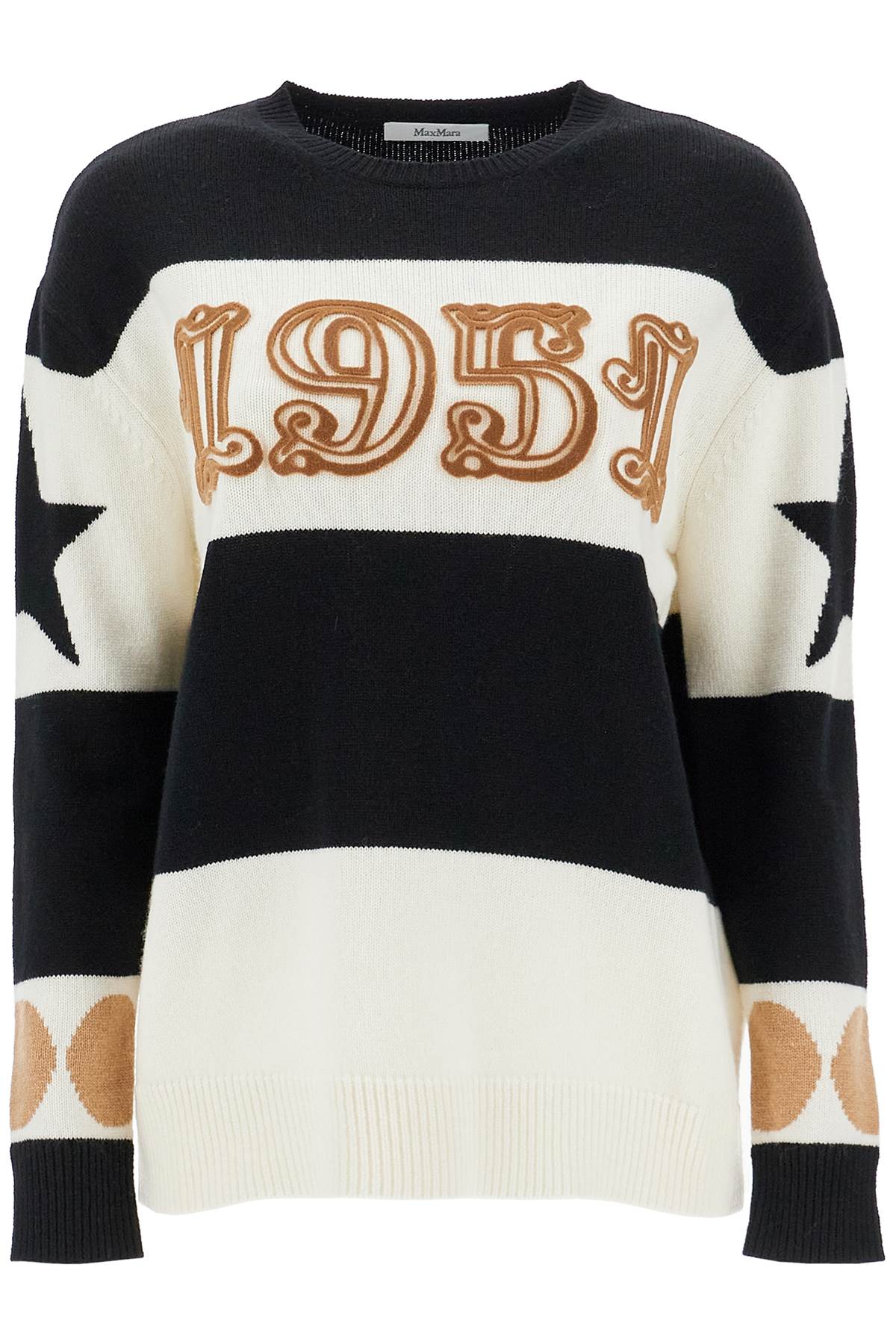 Shop Max Mara 'wool And Cashmere Pullover In Black