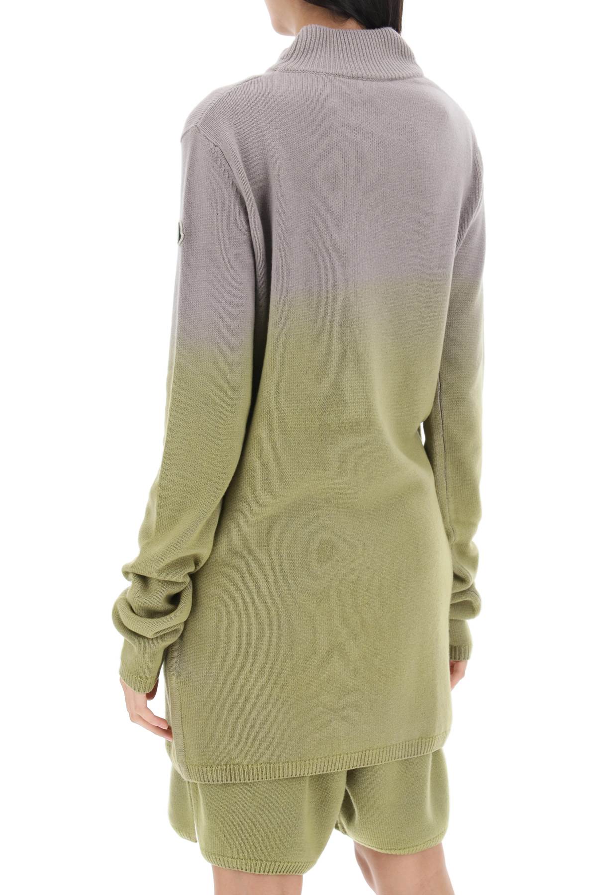 Shop Moncler Genius Subhuman Cut-out Cashmere Sweater In Beige,neutro