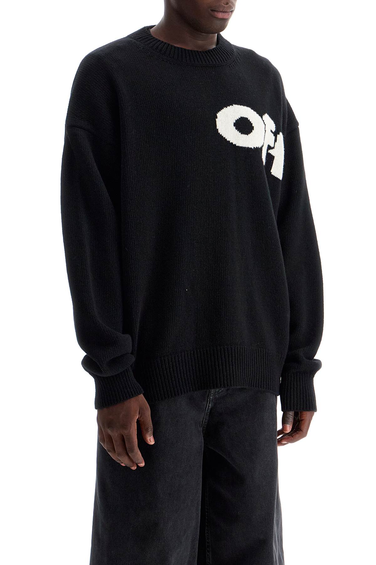 Shop Off-white "oversized Sweater In Black