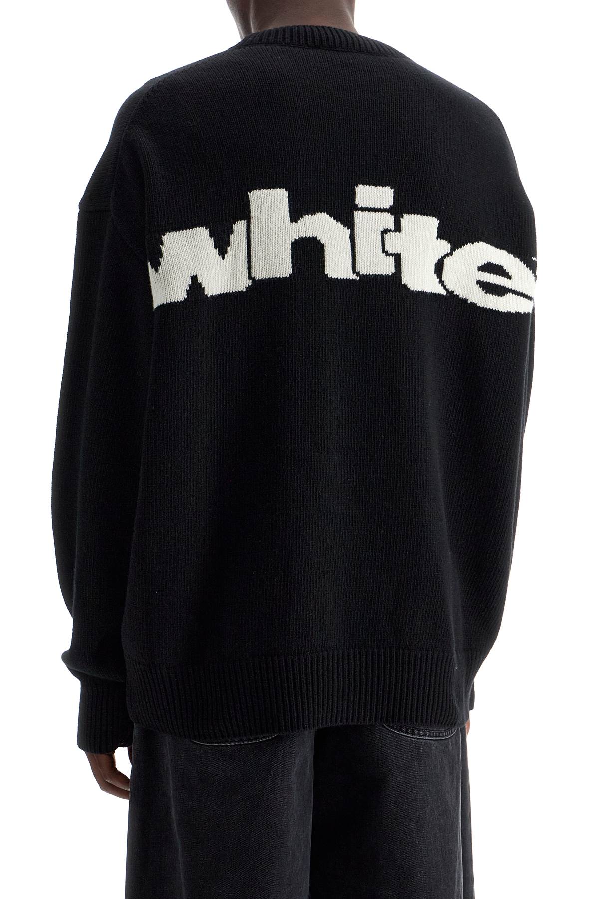 Shop Off-white "oversized Sweater In Black