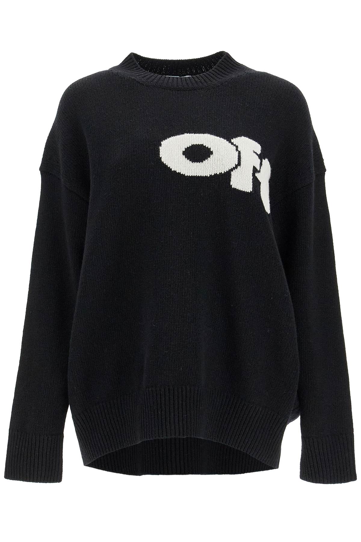 Shop Off-white "oversized Sweater In Black