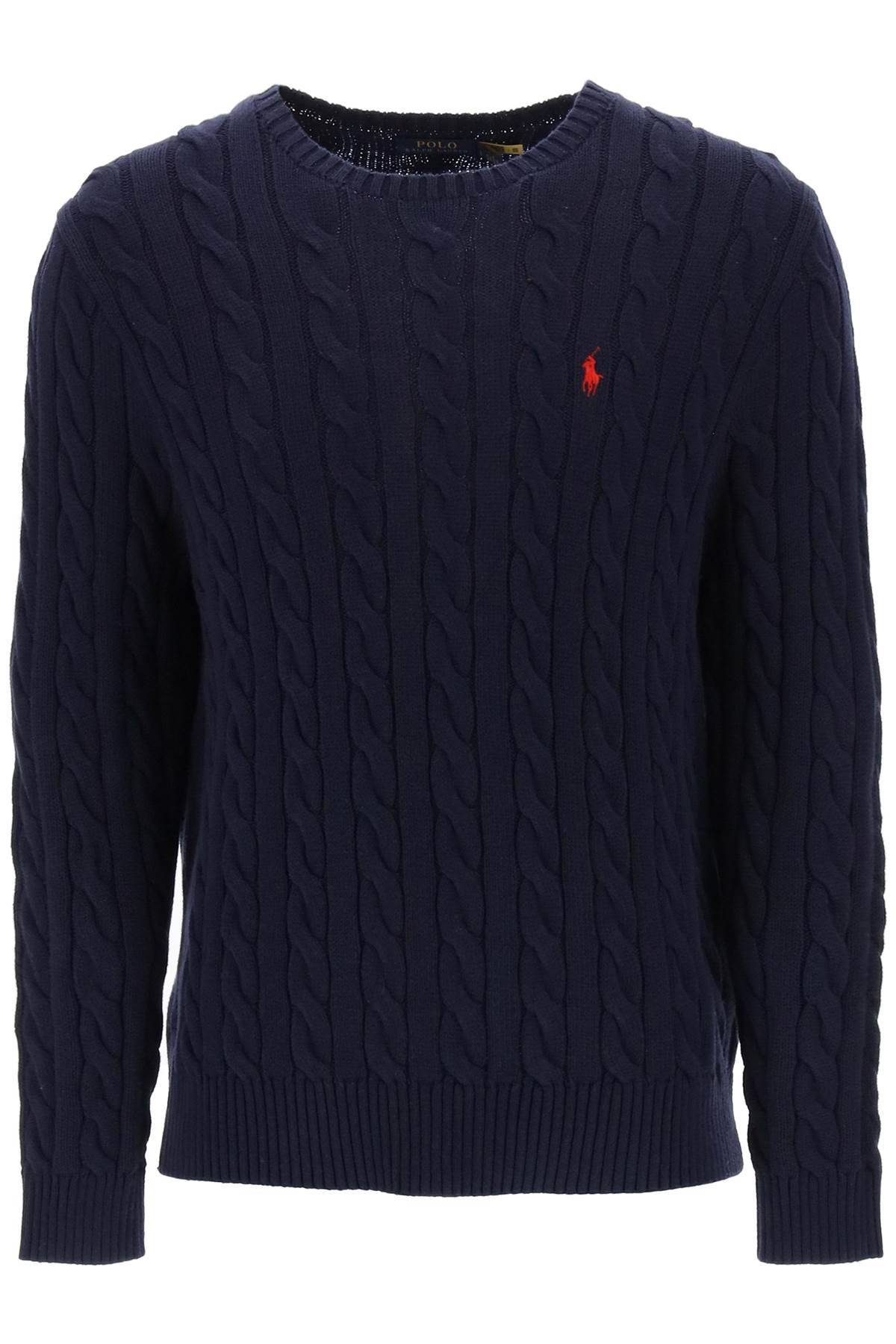 Shop Polo Ralph Lauren Cotton-knit Sweater In Blue