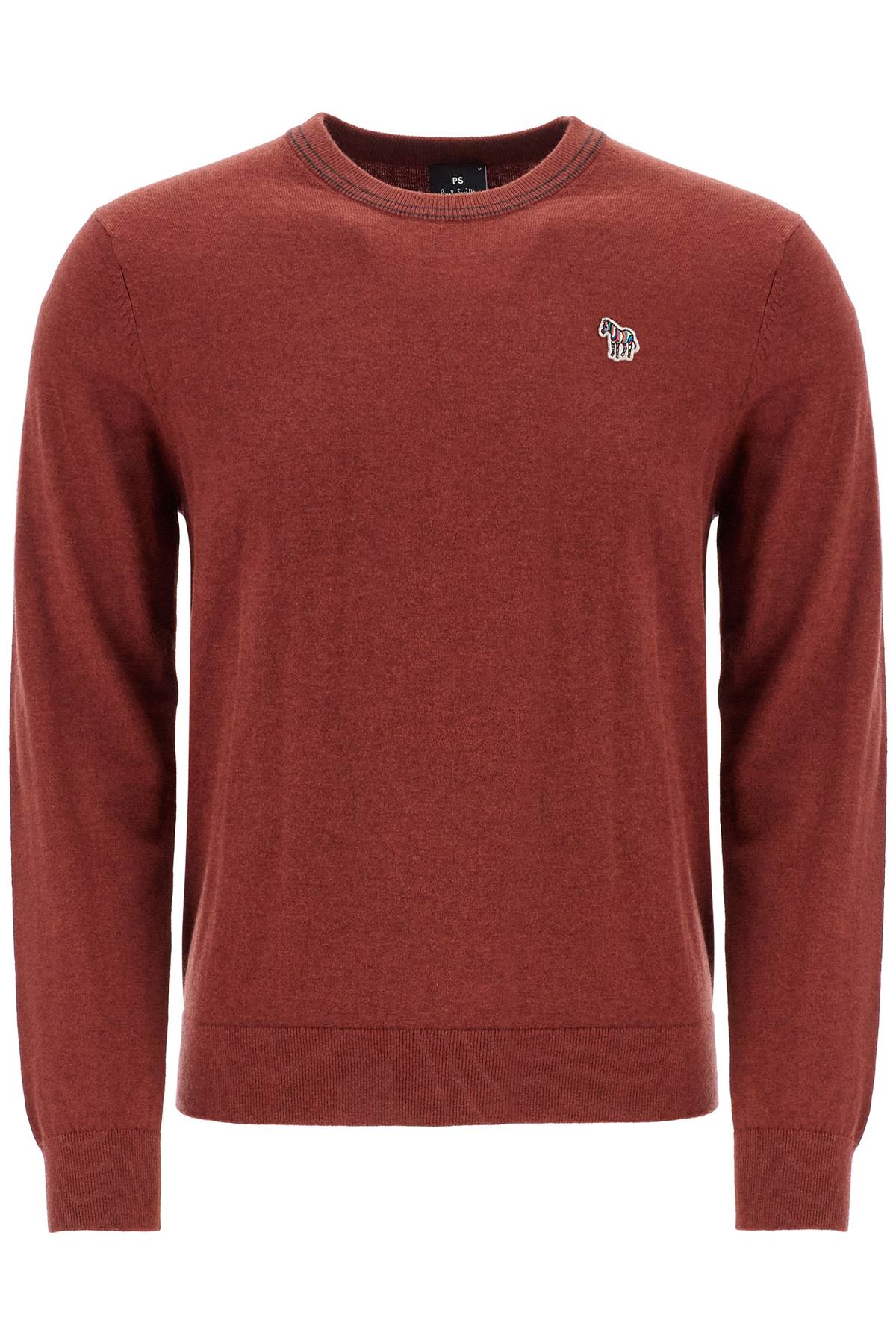 Shop Ps By Paul Smith Cotton And Wool Blend Pullover Sweater In Red