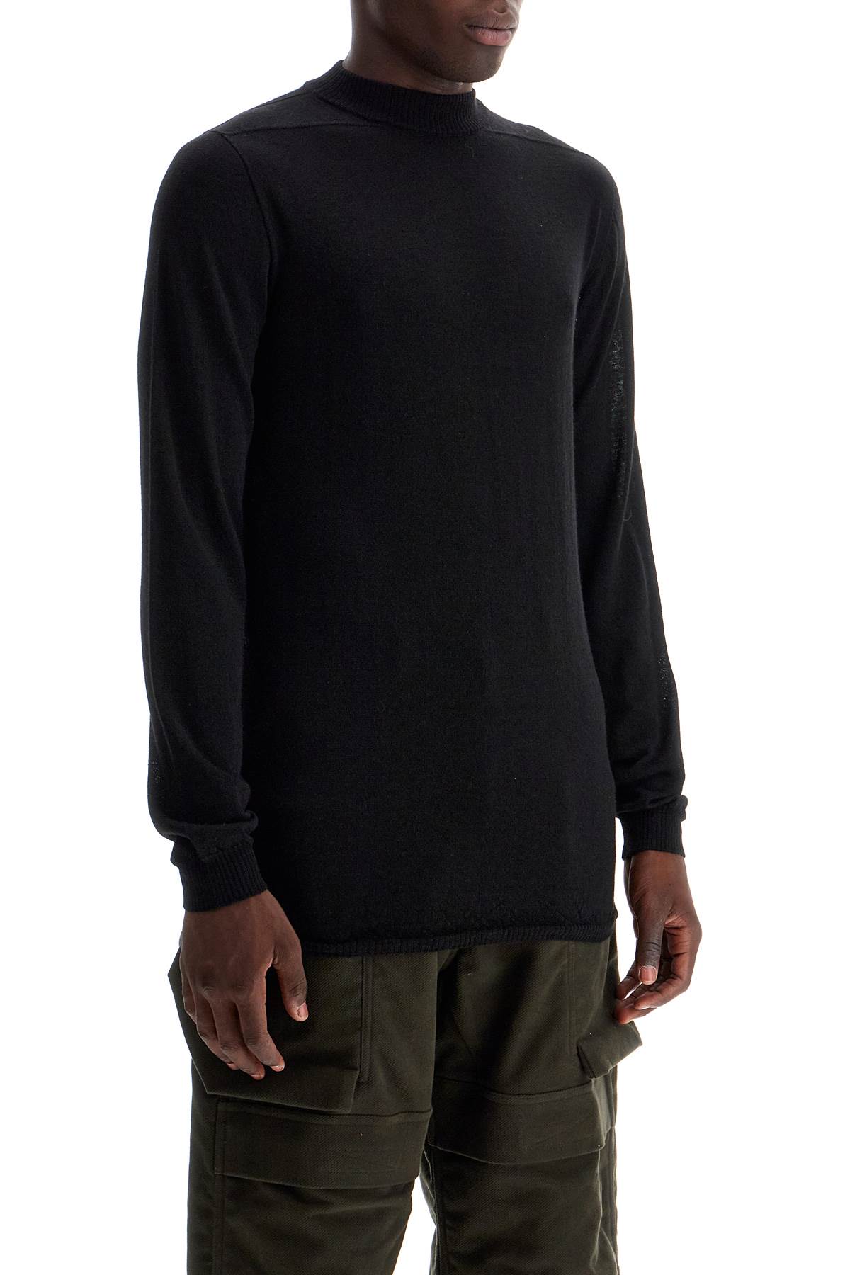 Shop Rick Owens "level Turtleneck In Black