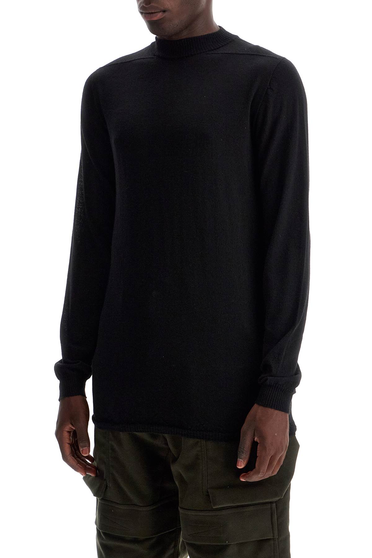 Shop Rick Owens "level Turtleneck In Black