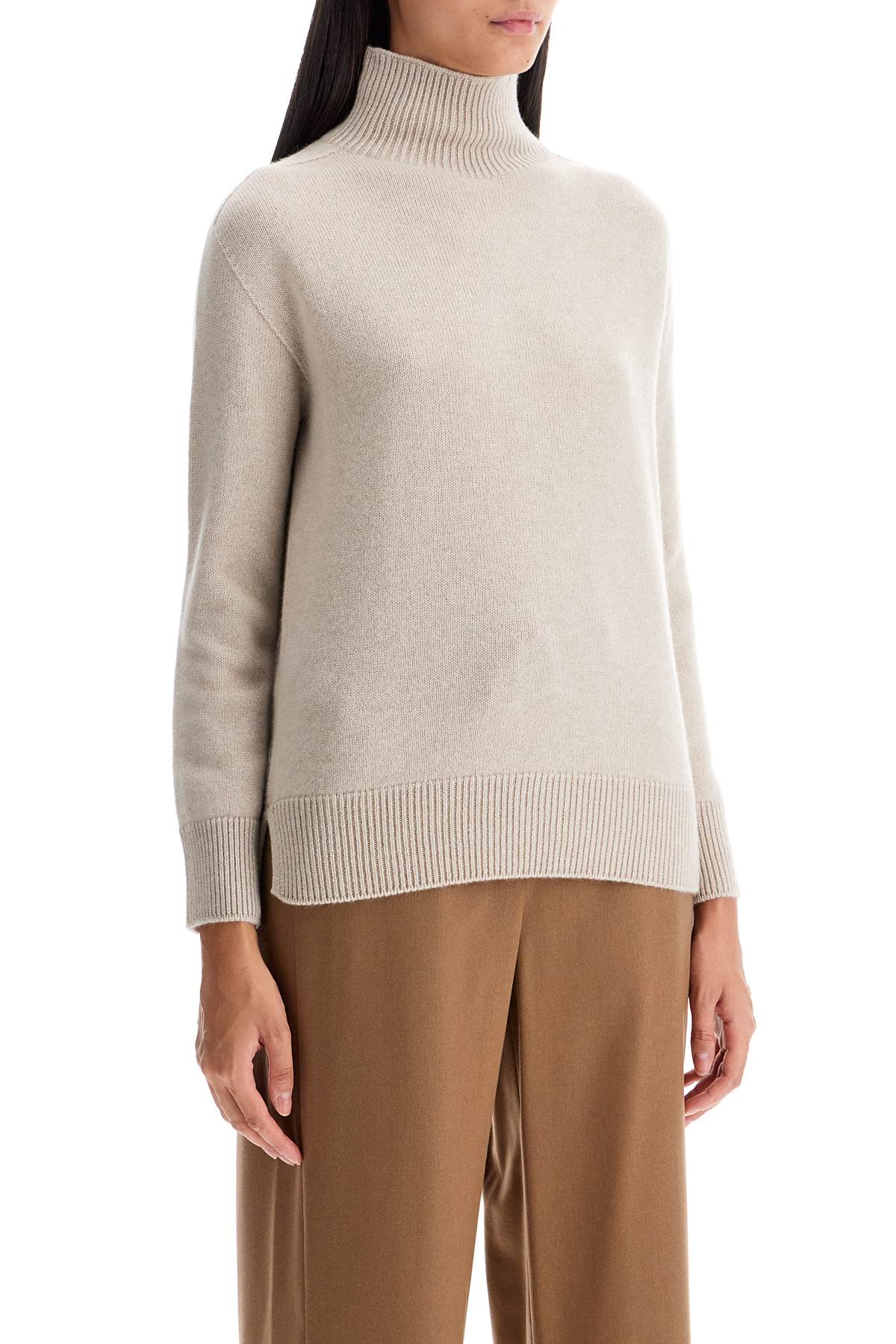 Shop 's Max Mara Cashmere Oak Pullover Swe In Beige