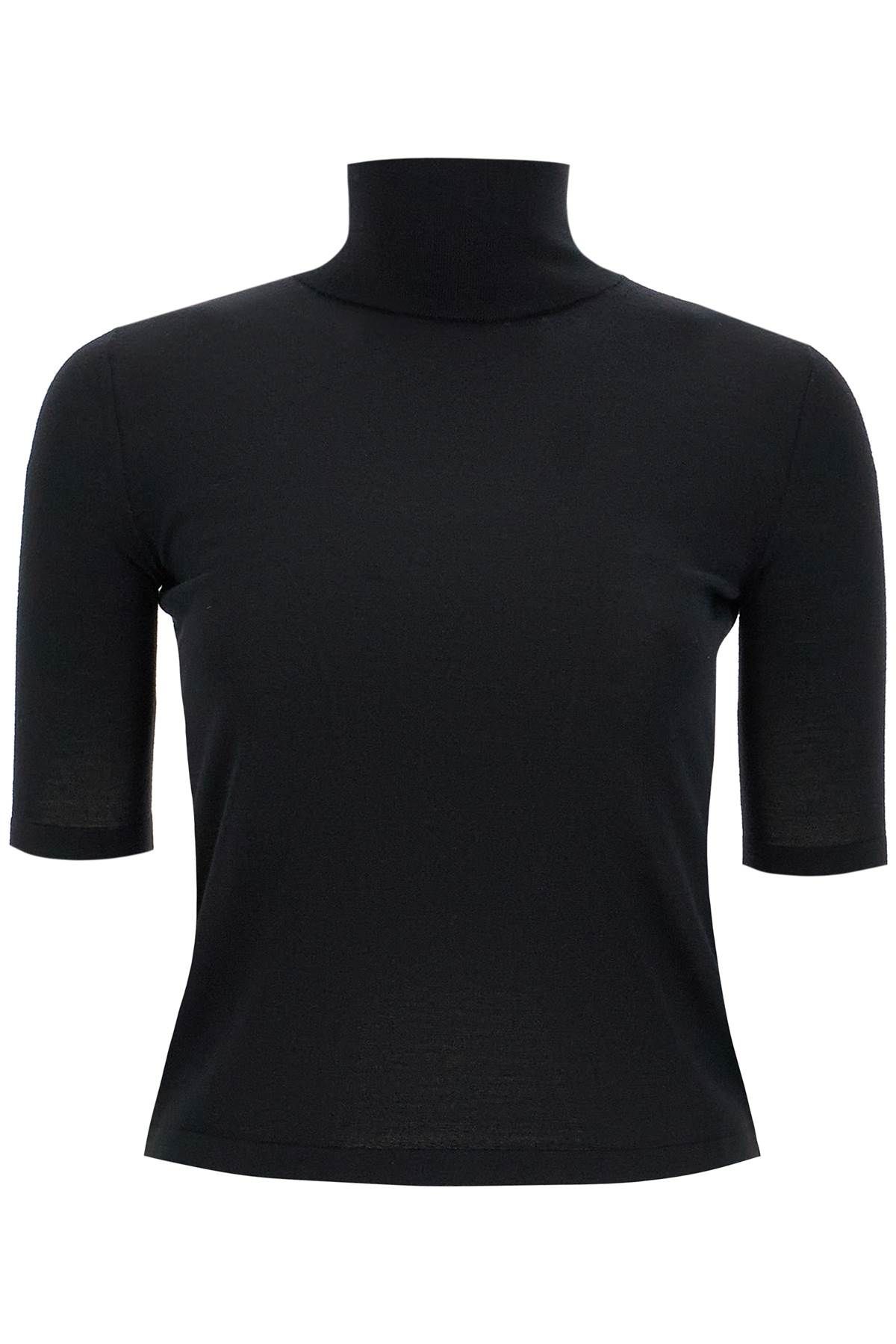 Shop 's Max Mara "knitted Woolen Sweater With In Black