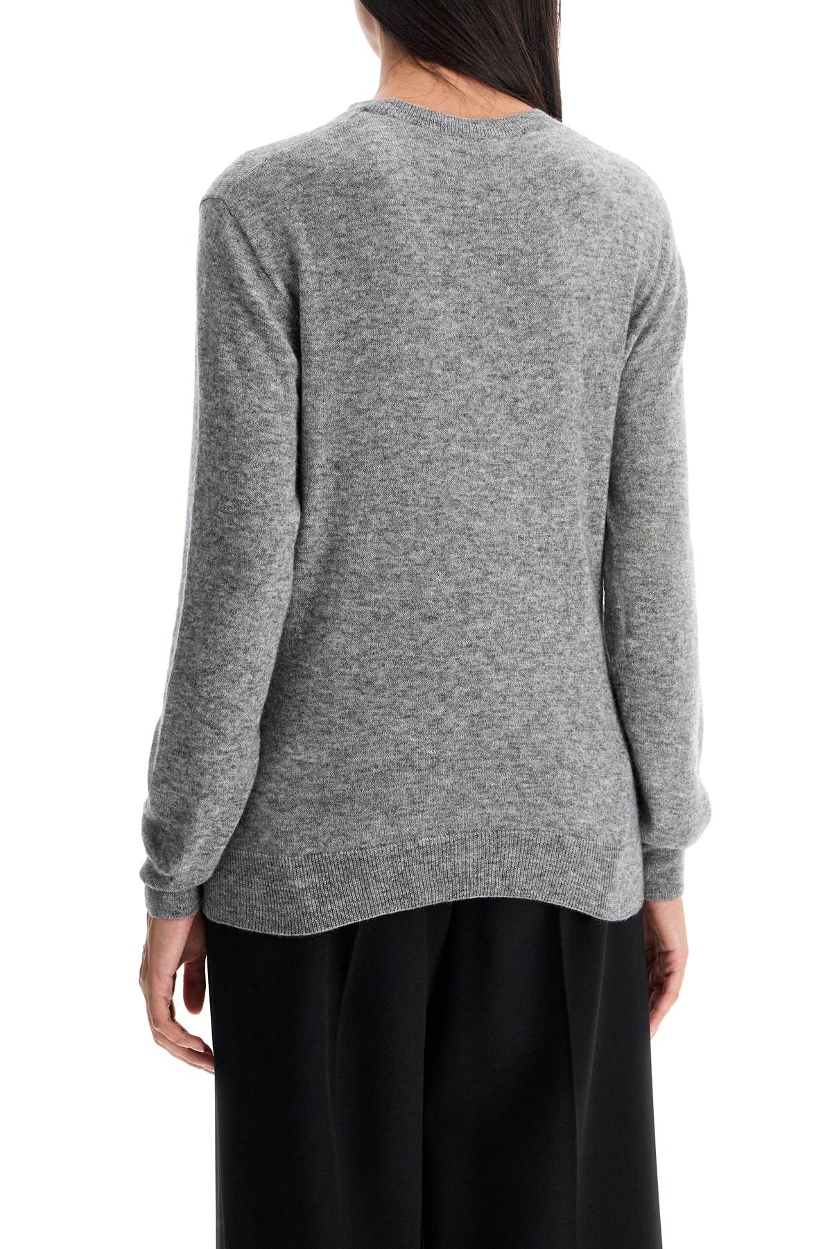 Shop Saint Laurent Cashmere And Silk Pullover Set In Grey