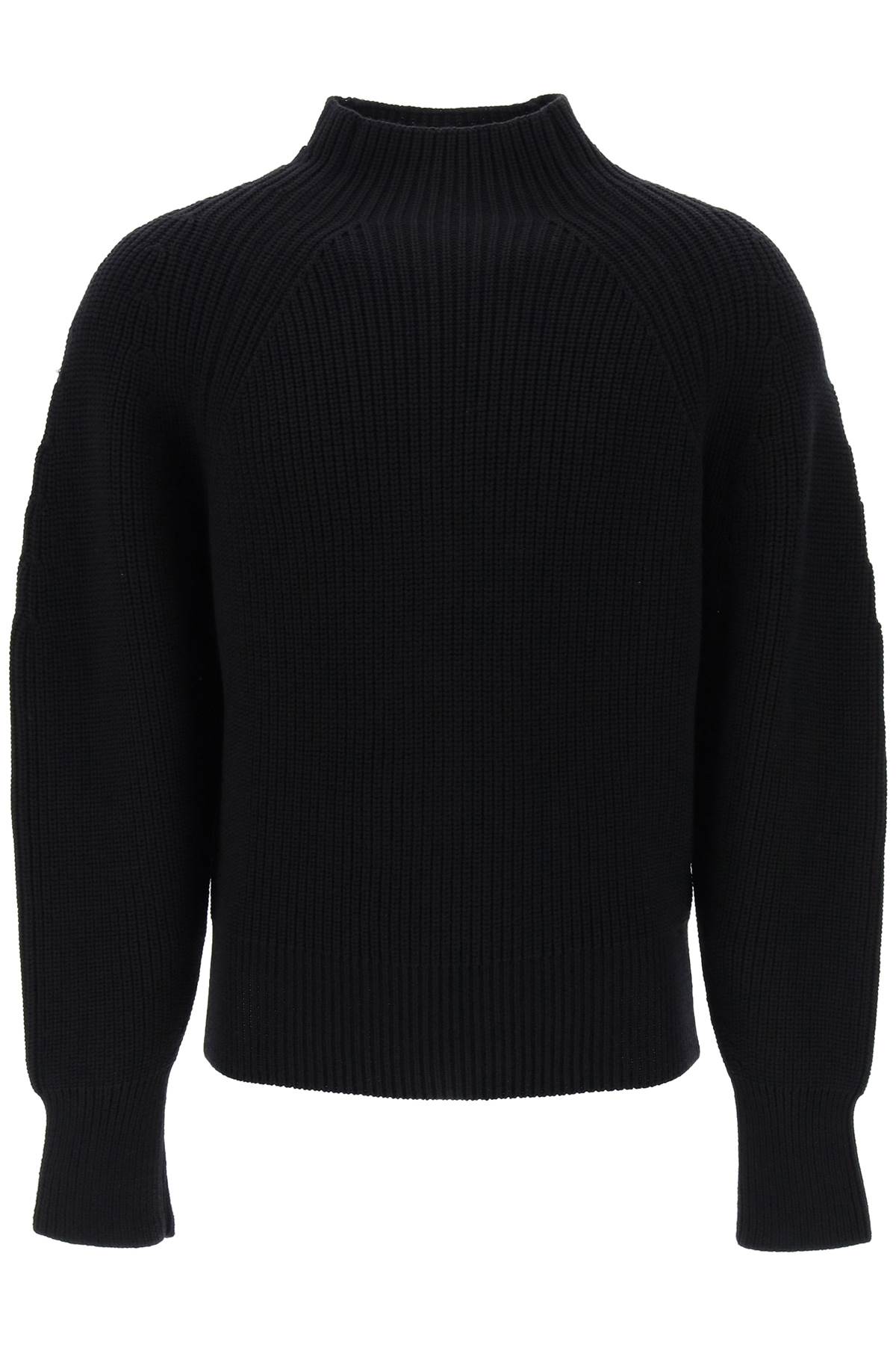 Shop Ferragamo Virgin Wool Sweater In Black