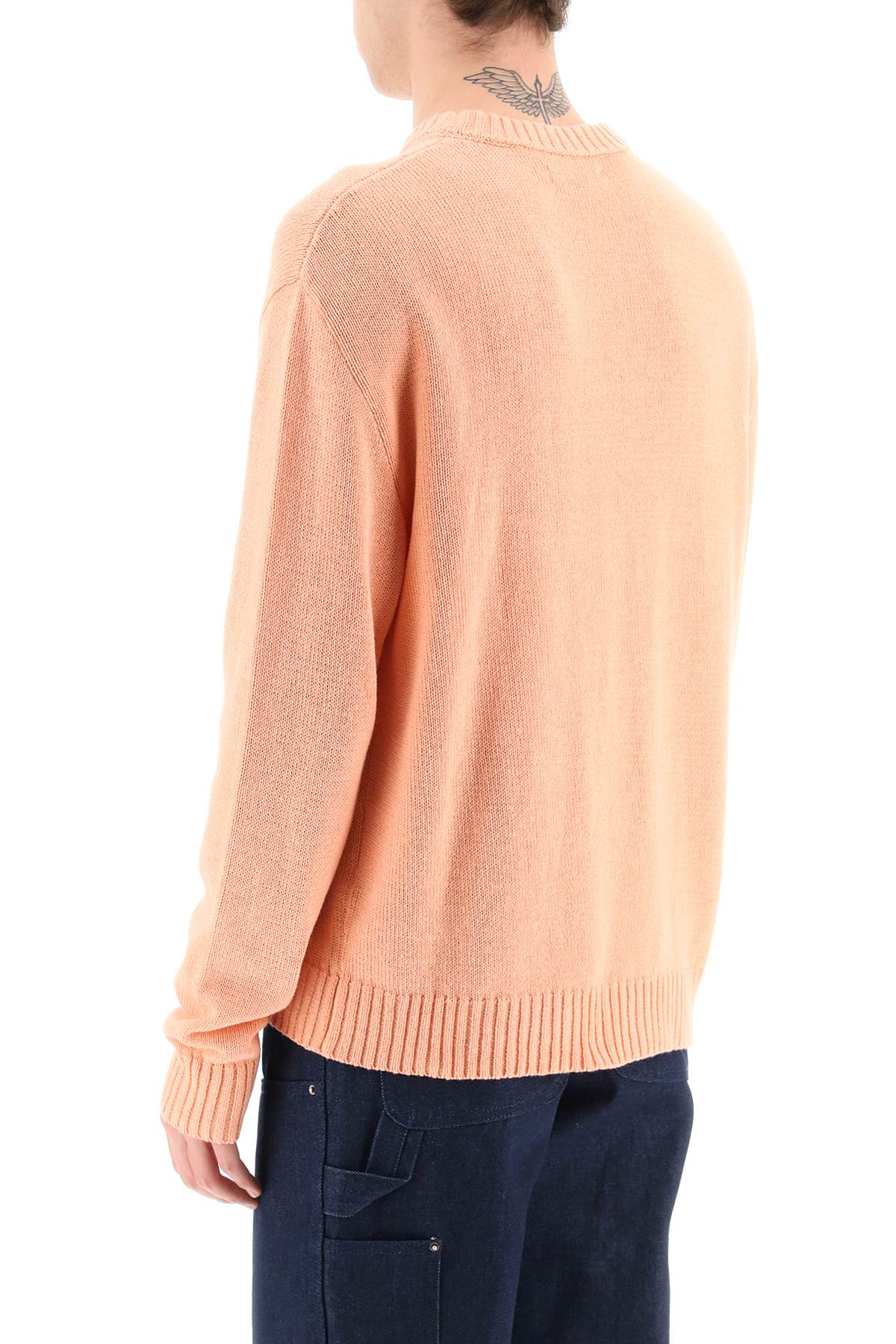 Shop Sky High Farm 'happy Tomatoes' Cotton Sweater In Pink