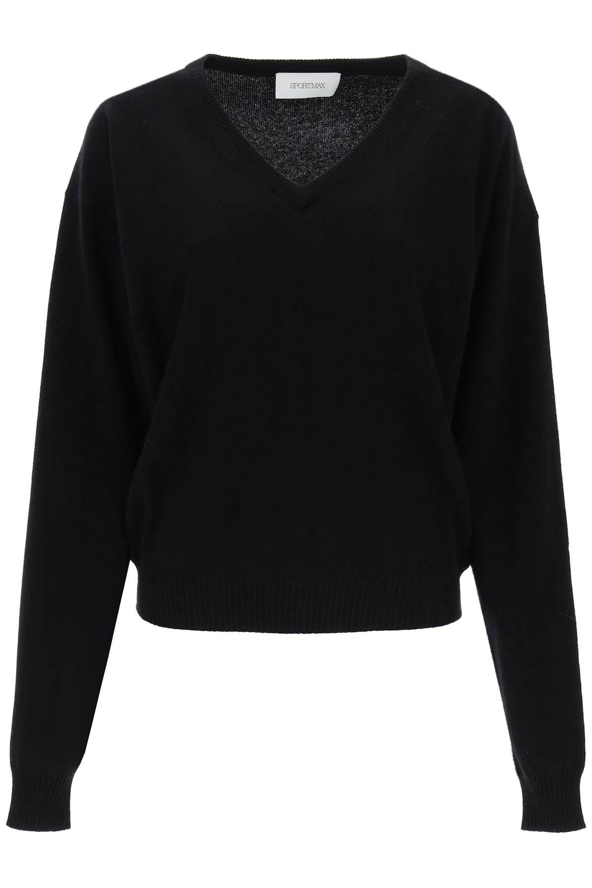 Shop Sportmax Etruria Wool And Cashmere Sweater In Black