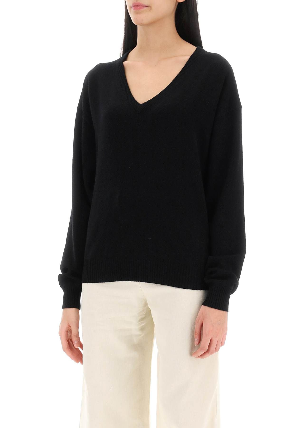 Shop Sportmax Etruria Wool And Cashmere Sweater In Black