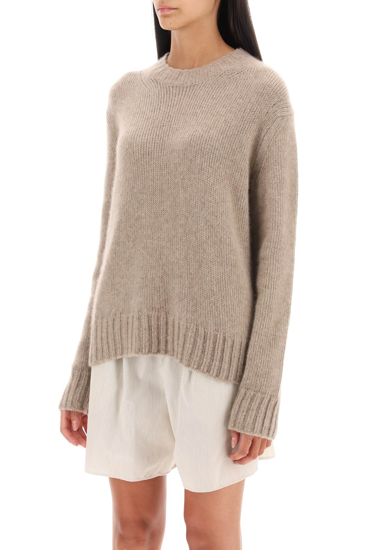 Shop The Row 'devyn' Cashmere Sweater In Beige