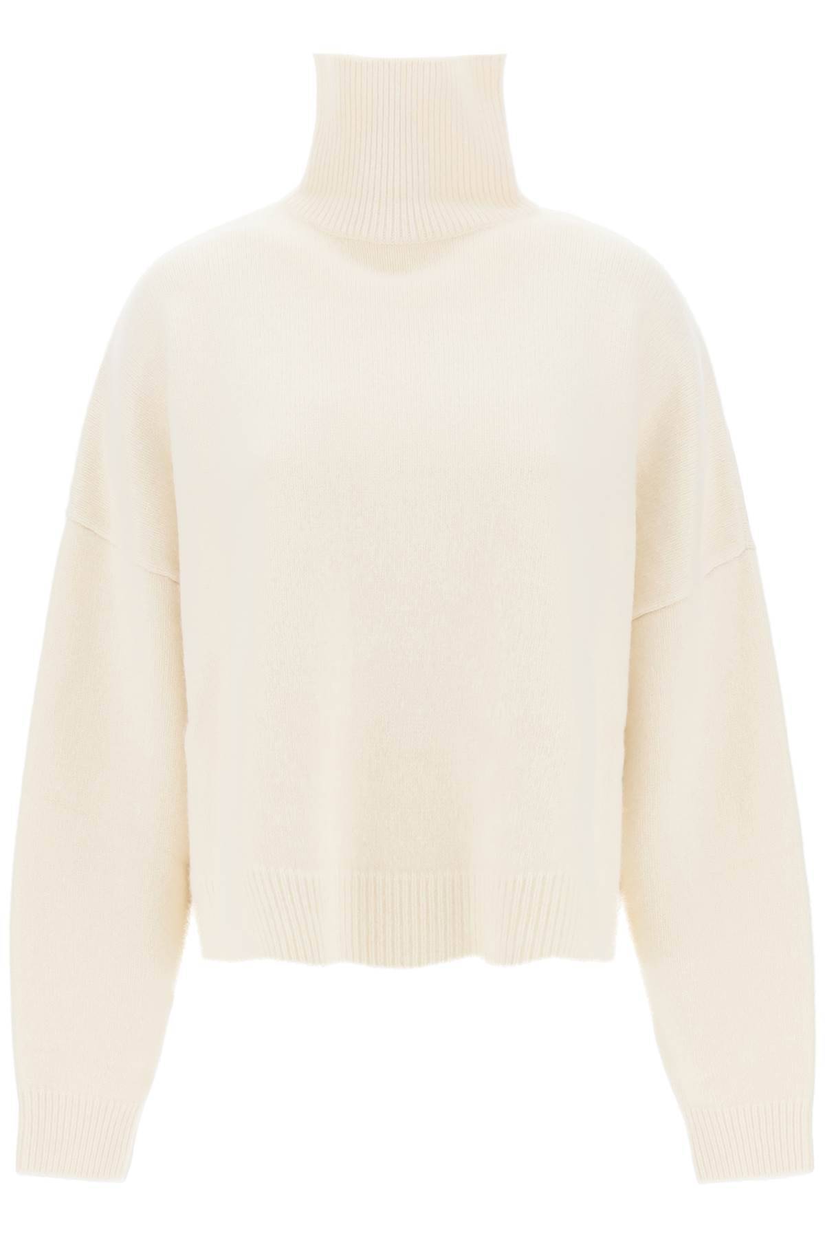 The Row Elio Turtleneck Sweater In White