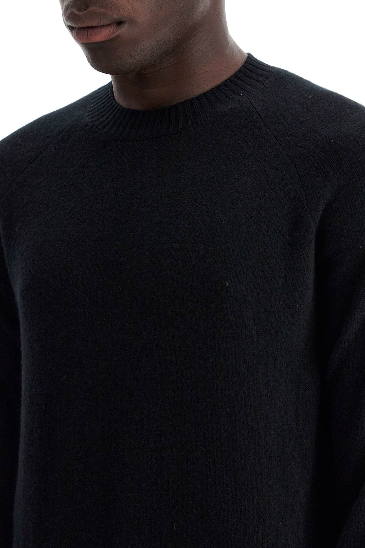 Shop Tom Ford Crewneck Wool And Cashmere Pul In Black