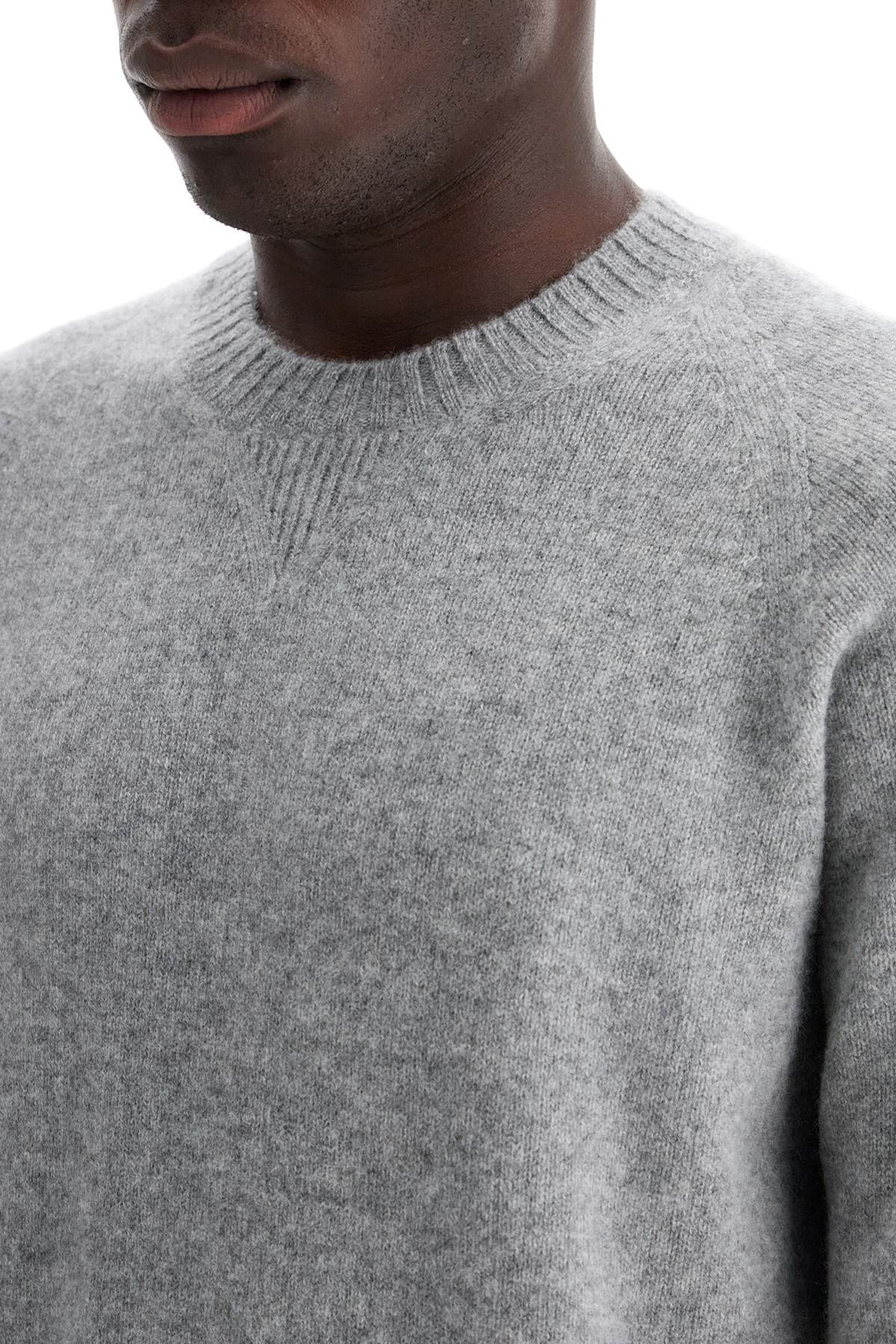 Shop Tom Ford Cashmere Crewneck Pullover In Grey