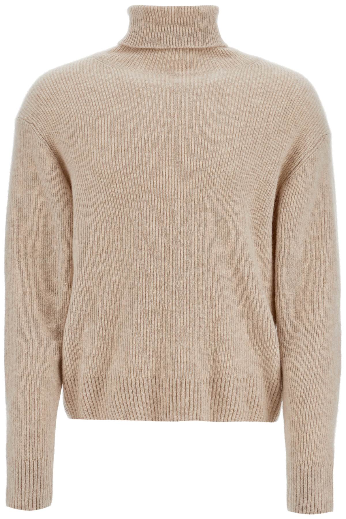 Shop Tom Ford Cashmere And Silk Turtleneck Sweater In Beige