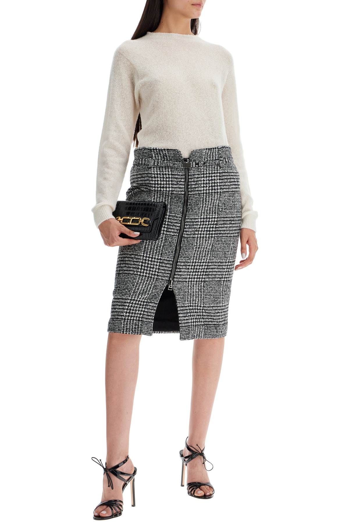 Shop Tom Ford Cashmere And Silk Pullover Set In White