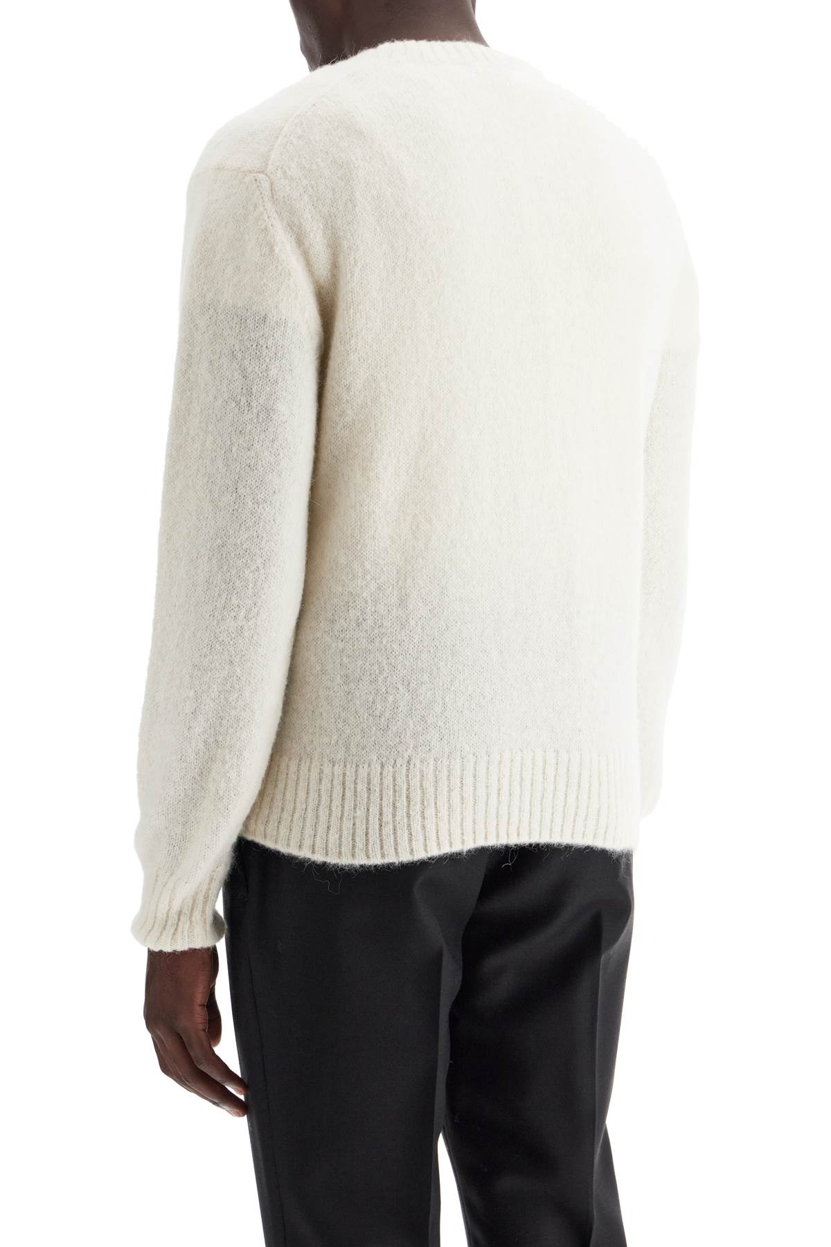 Shop Tom Ford Alpaca Crewneck Pul In Black