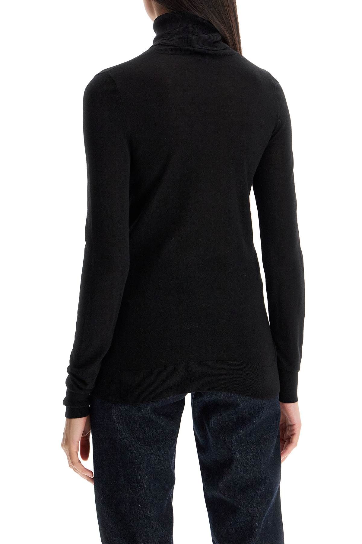 Shop Totême Lightweight Wool And Silk Dolcev In Black