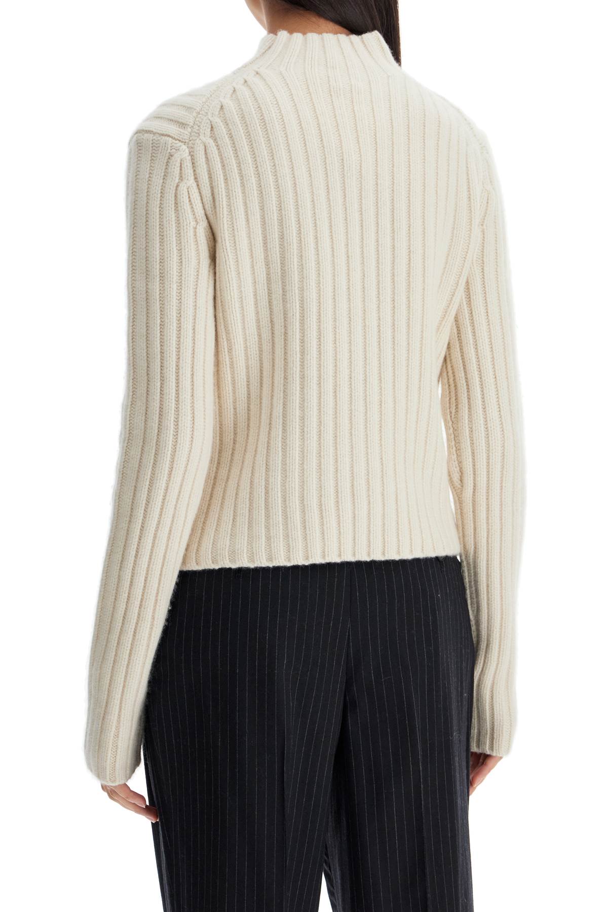 Shop Totême Bed Wool And Cashmere Petite Sweater In White