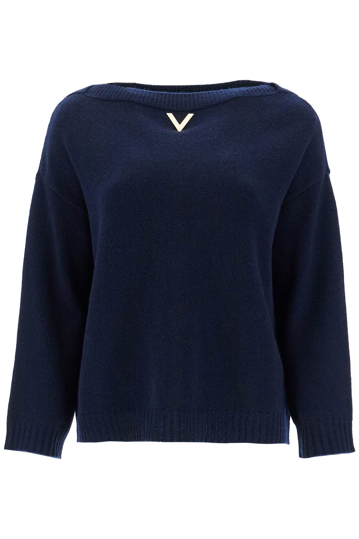 Shop Valentino 'oversized Cashmere In Blue