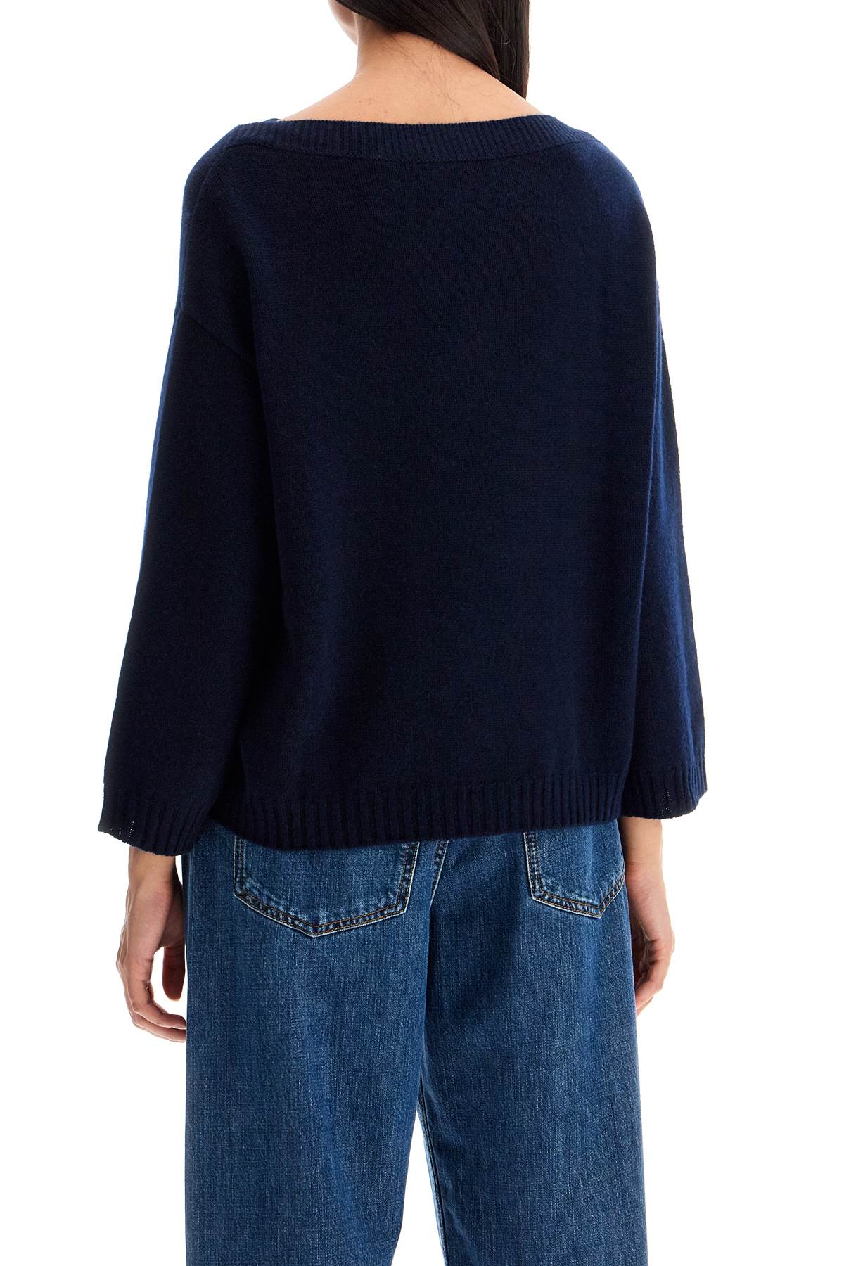 Shop Valentino 'oversized Cashmere In Blue