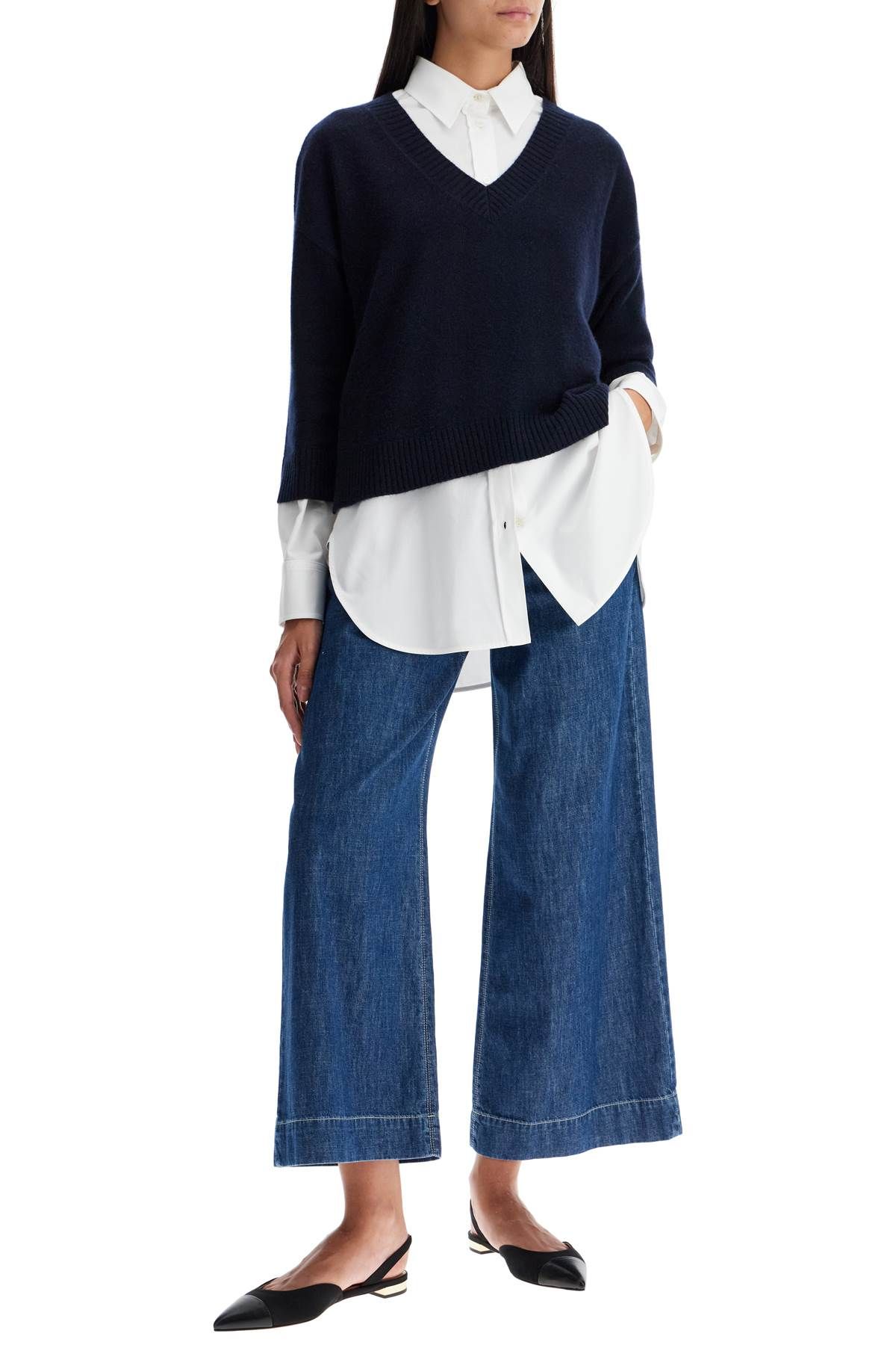 Shop Weekend Max Mara "oversized Cashmere Lever In Blue