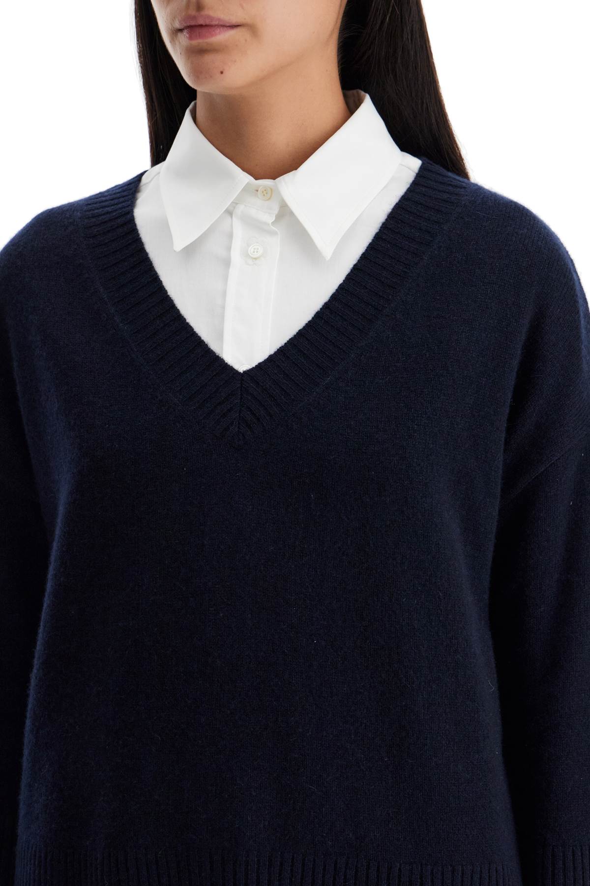 Shop Weekend Max Mara "oversized Cashmere Lever In Blue